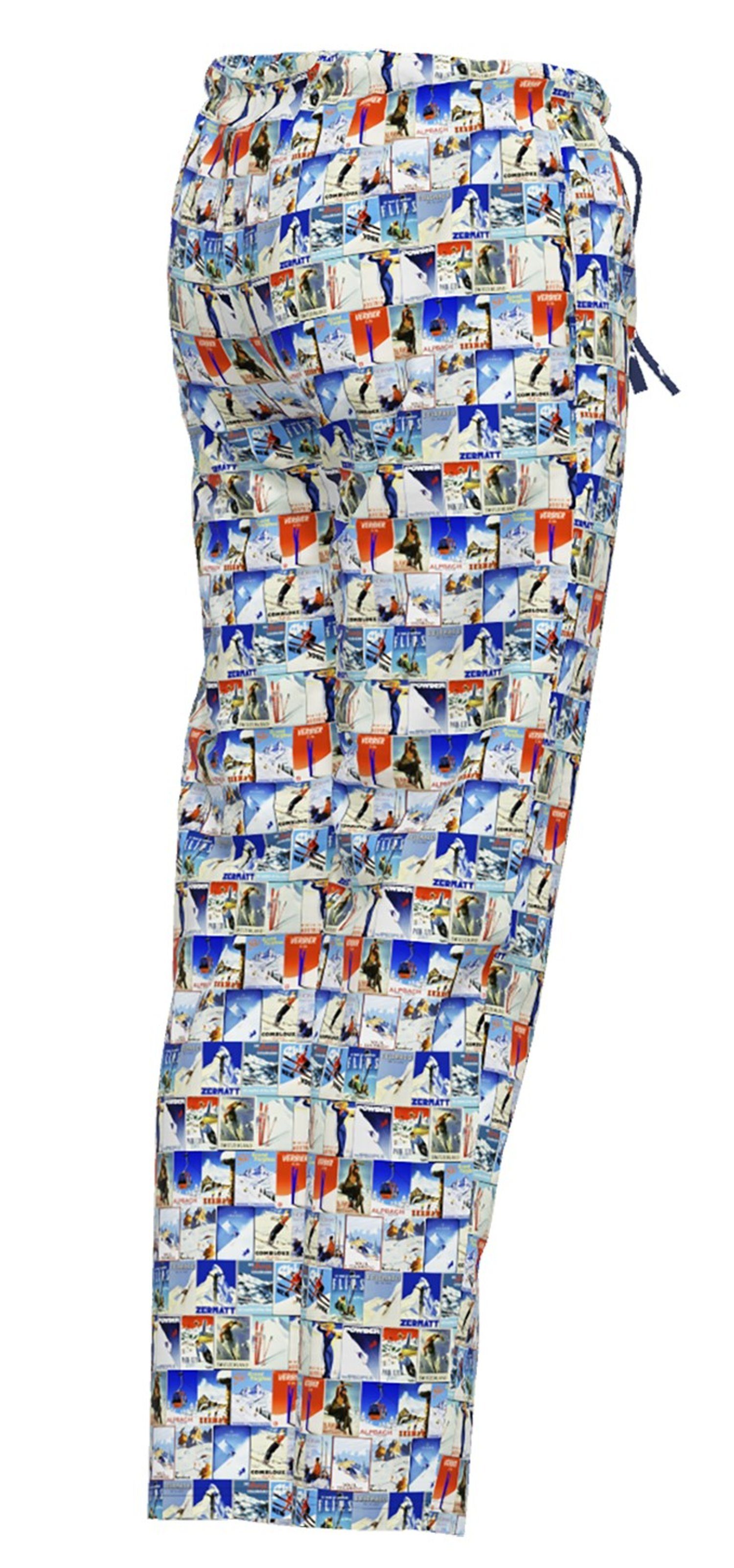 A Fish named Fred Pyjamahose Herren Schlafanzughose modisch (1-tlg) Baumwolle Modisches Design