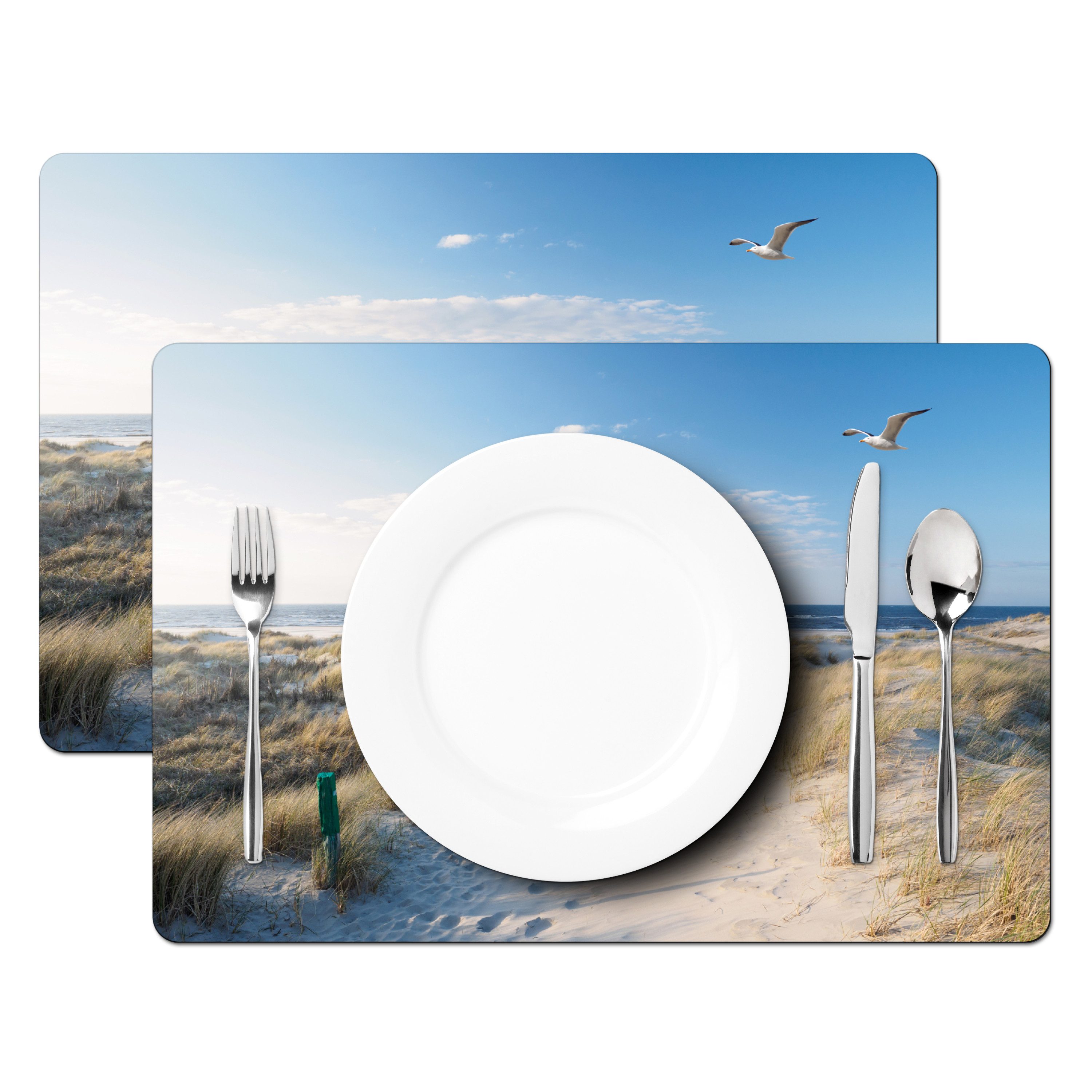 MuchoWow Platzset Düne - Möwe - günstig online kaufen