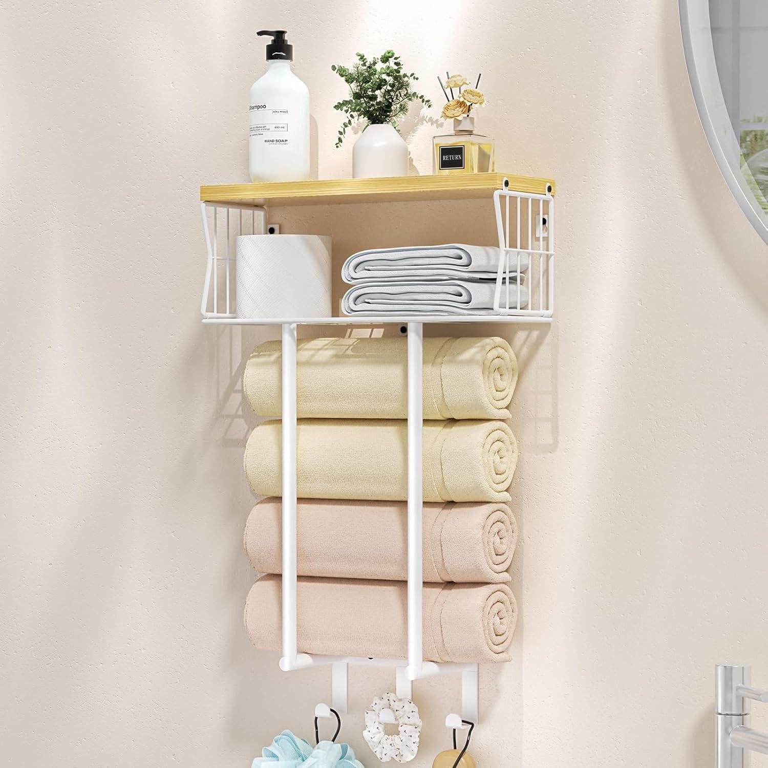 LuxusKollektion Handtuchregal Handtuchhalter Wandmontage Handtuchregal Bade günstig online kaufen