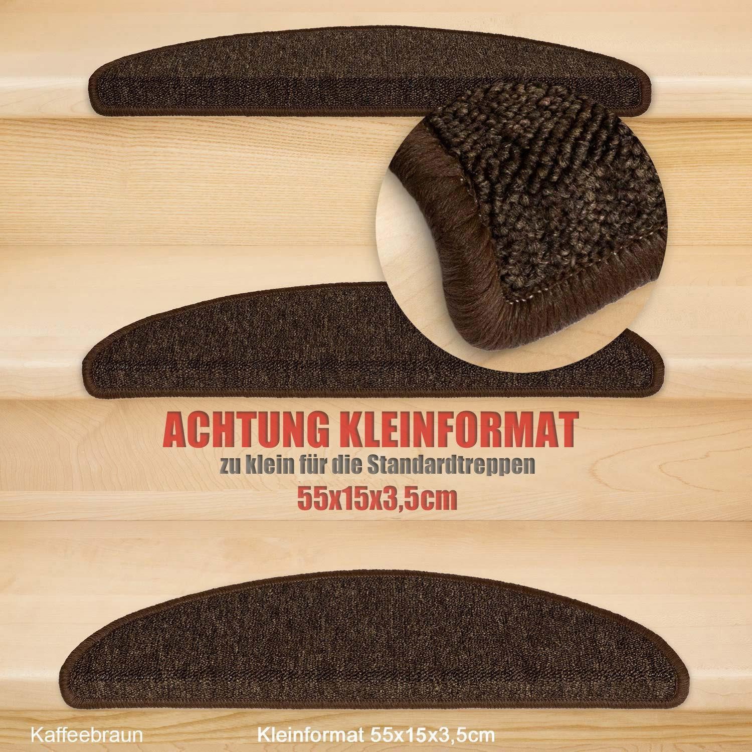 Metzker® Stufenmatte Stufenmatten Rambo Kleinformat 55x15x3,5cm Halbrund, h günstig online kaufen