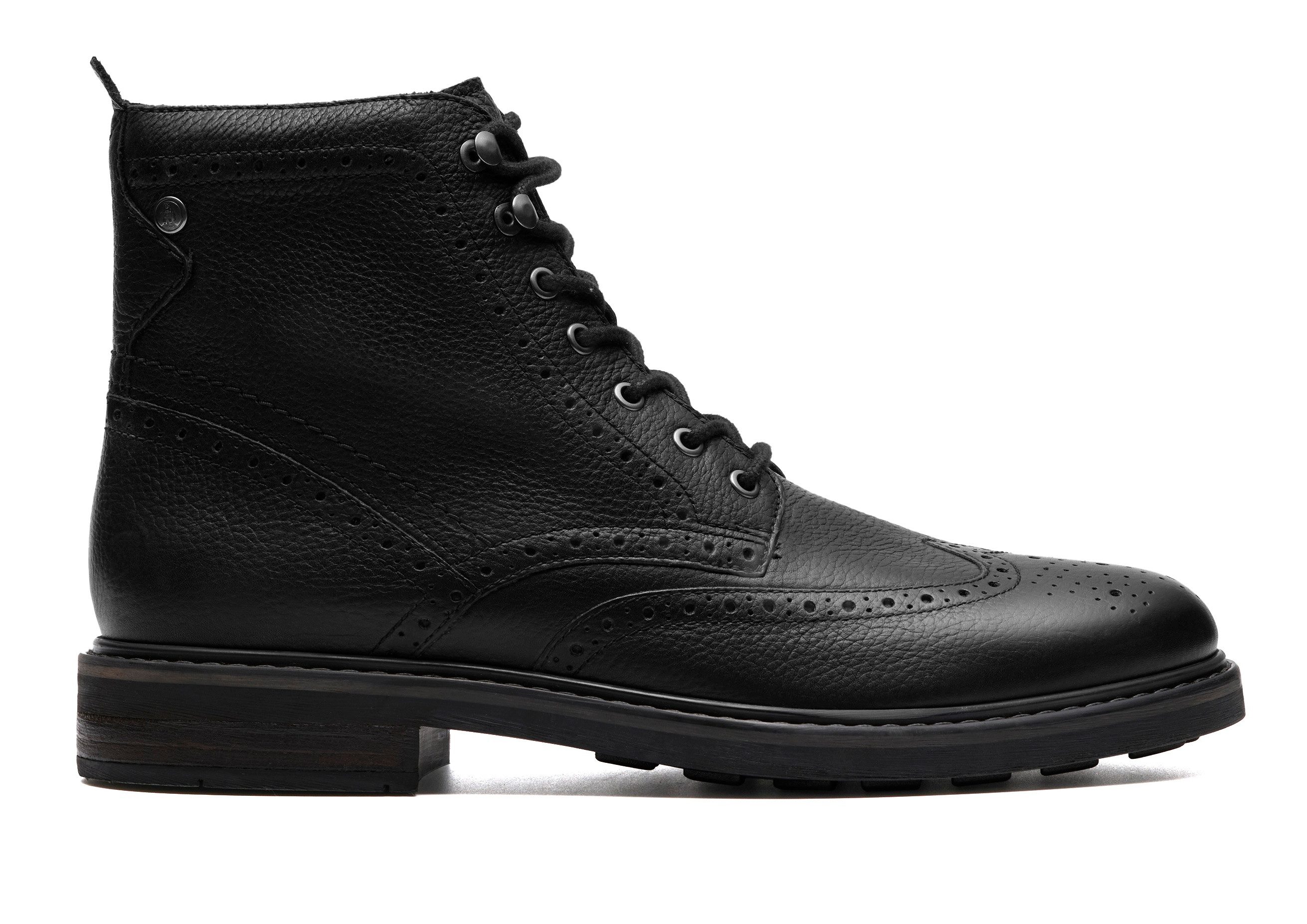 Clarks Newford Schnürstiefelette Budapester, Schnürboots mit elegantem Blockabsatz – Bild 4 von 5