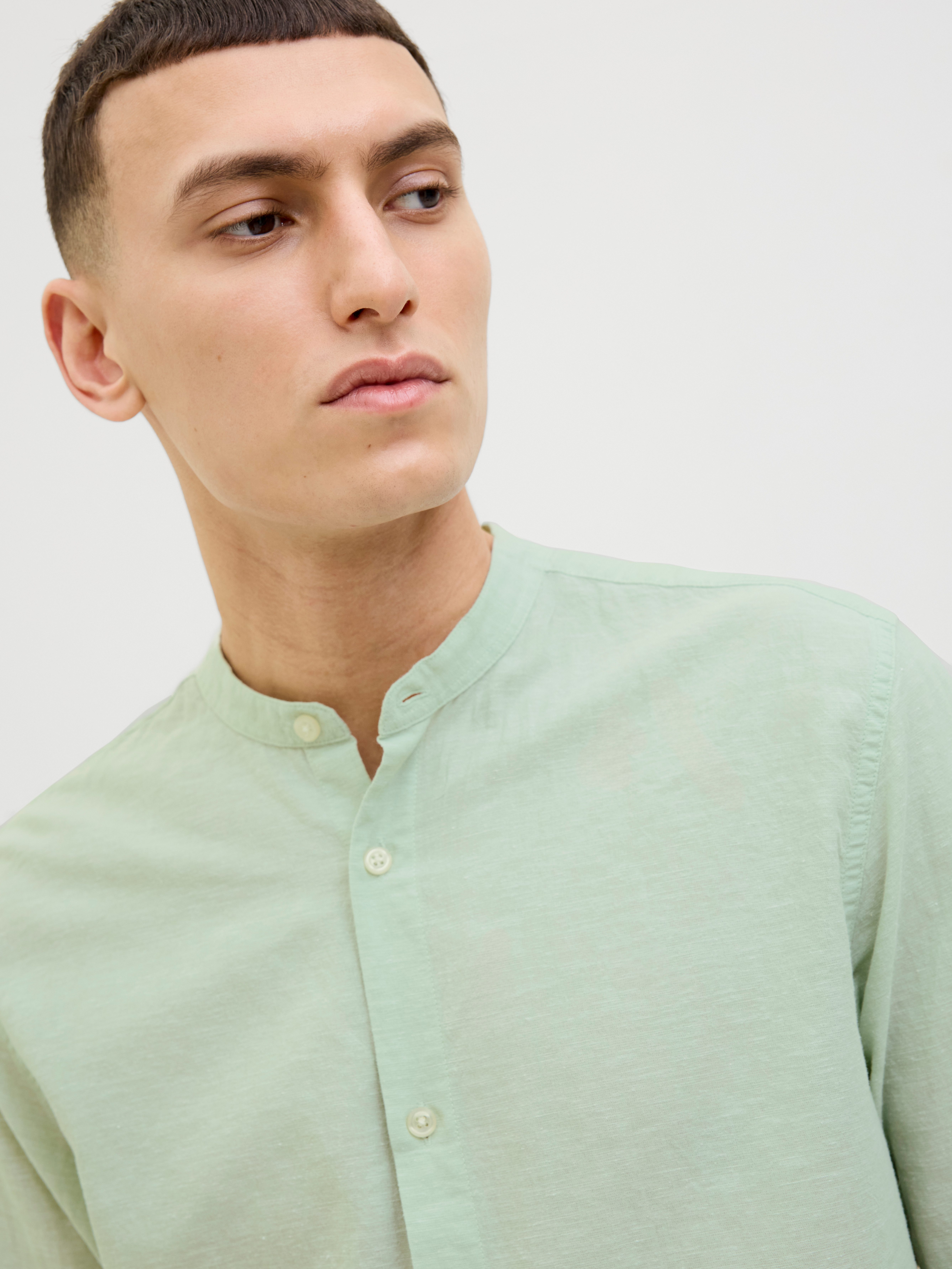 Jack & Jones Langarmhemd JJEBREEZE BAND günstig online kaufen