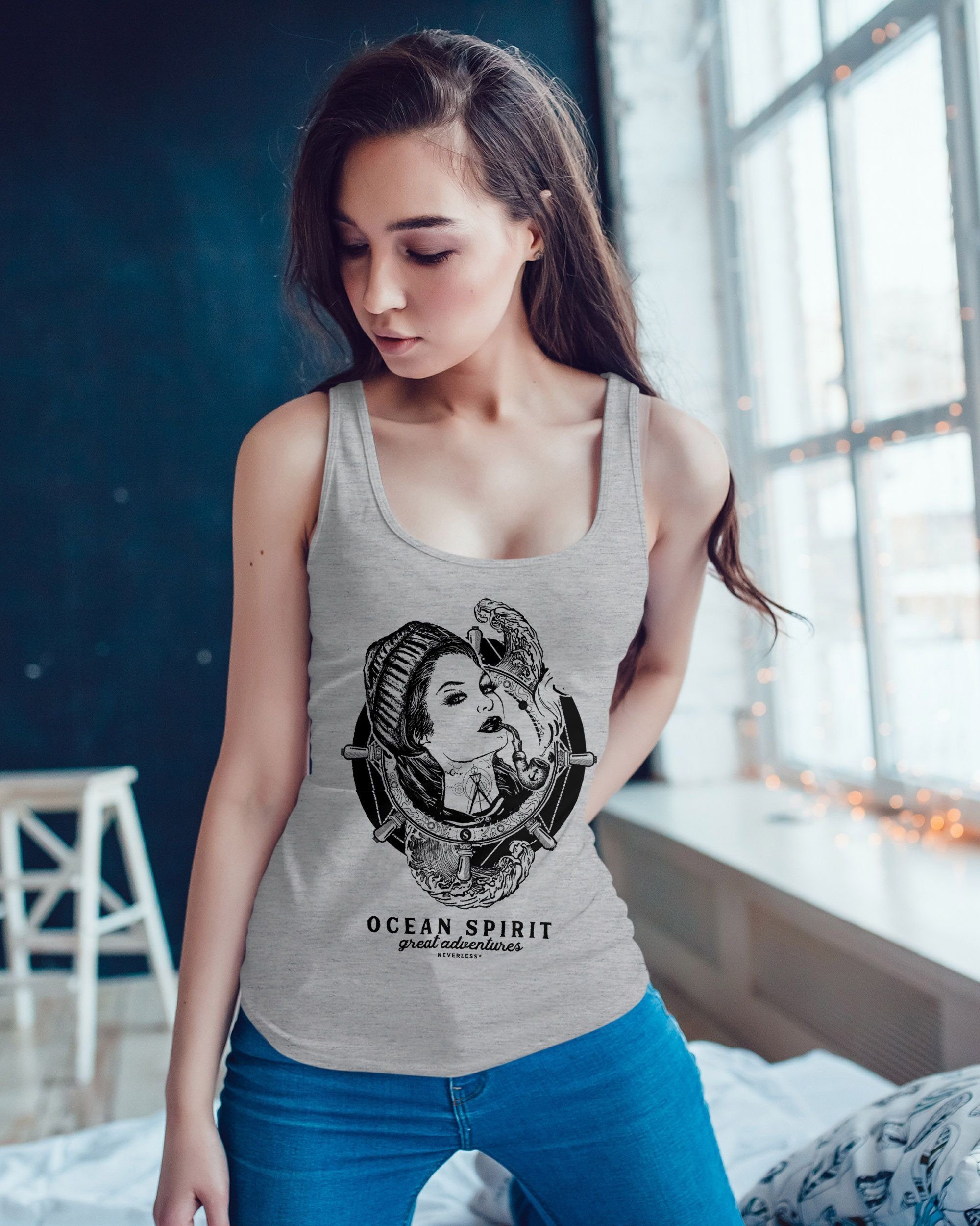 Neverless Tanktop Damen Tank-Top Woman Sailor günstig online kaufen