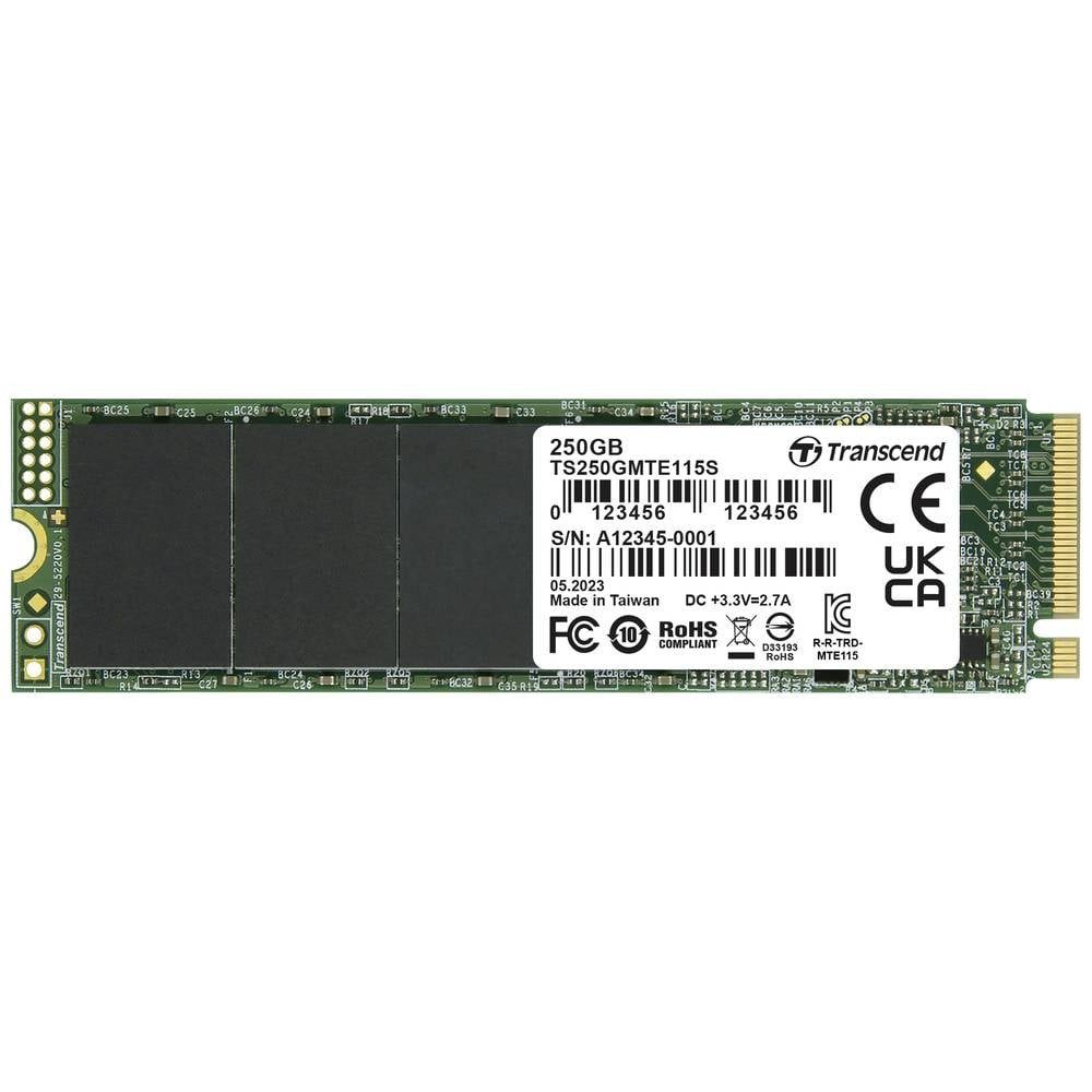 Transcend 115S SSD 250GB TS250GMTE115S SSHD-Hybrid-Festplatte