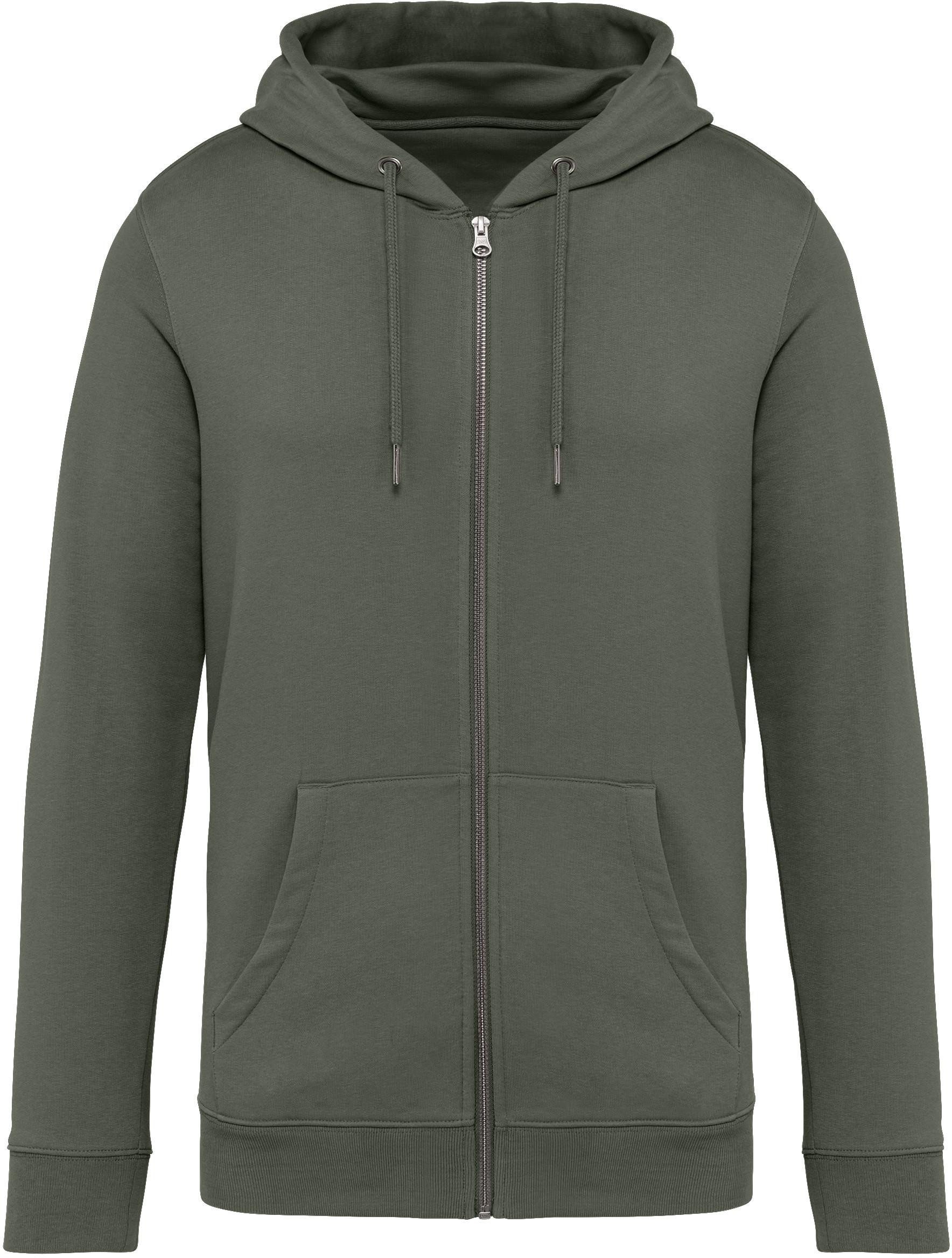Kapuzenpullover Umweltfreundliches Unisex Kapuzensweatshirt mit Reißverschlu