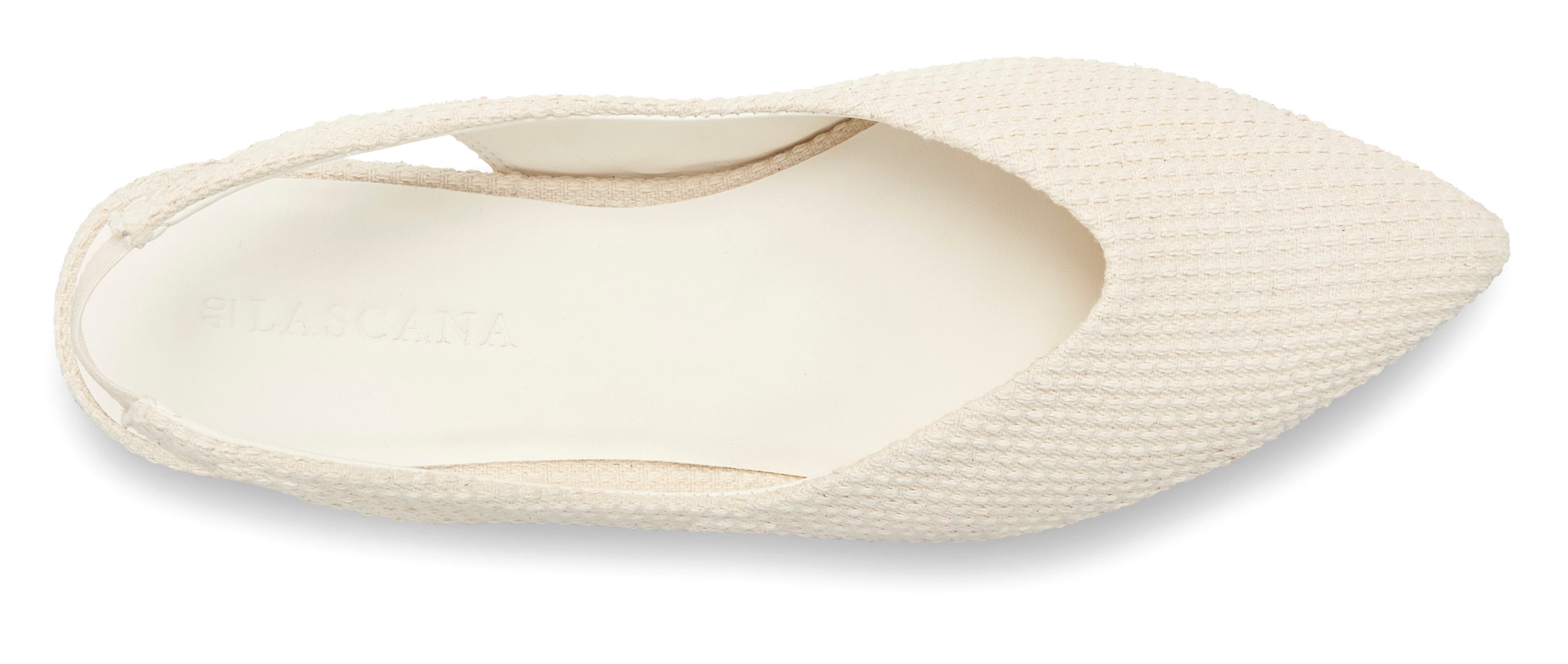 LASCANA Ballerina, Sling-Ballerina mit elastischem Riemchen aus Textil VEGAN