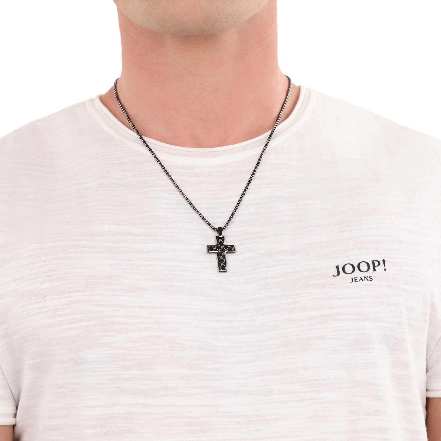 JOOP! Edelstahlkette JOOP! Kette mit Anhänger (Kette mit Anhänger, 1-tlg., Kette mit Anhänger)