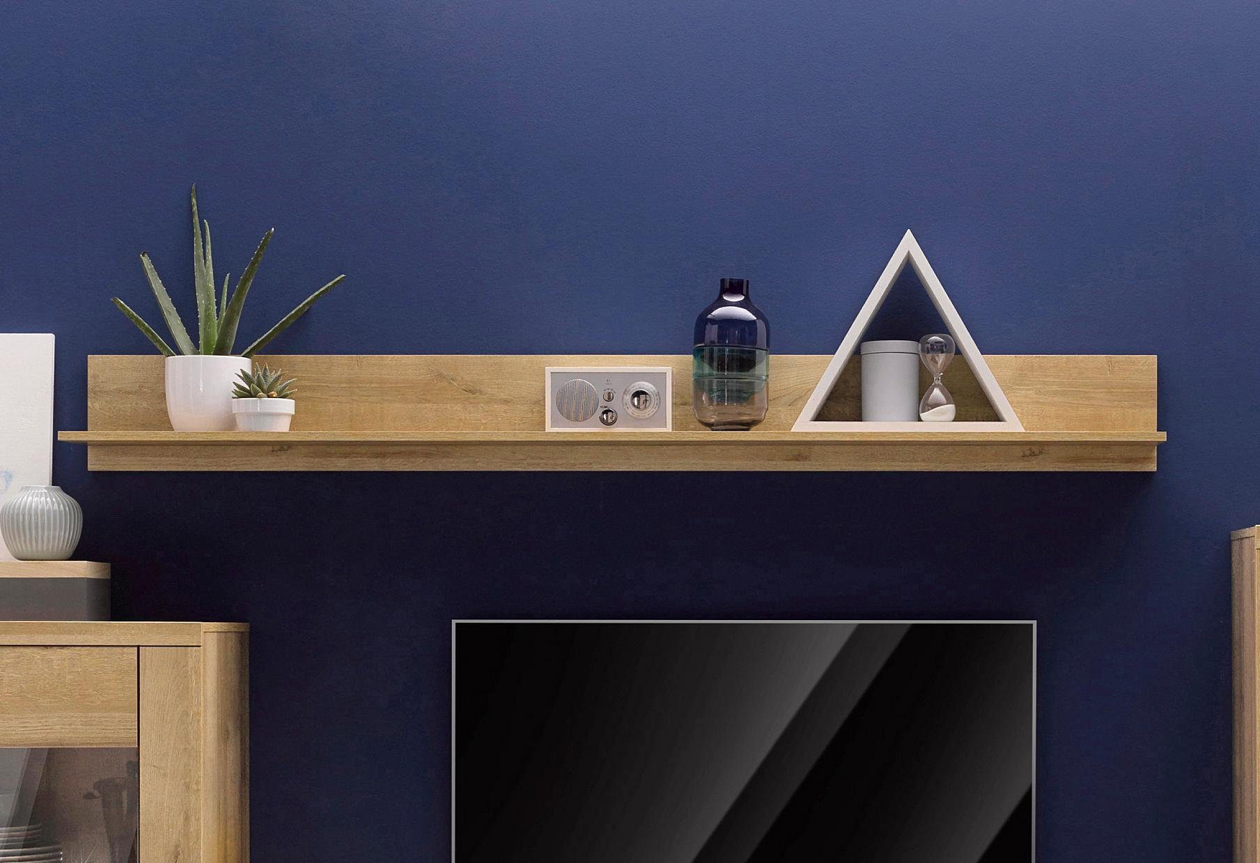 Home affaire Wandregal Larona, Breite 185 cm, Wandboard günstig online kaufen