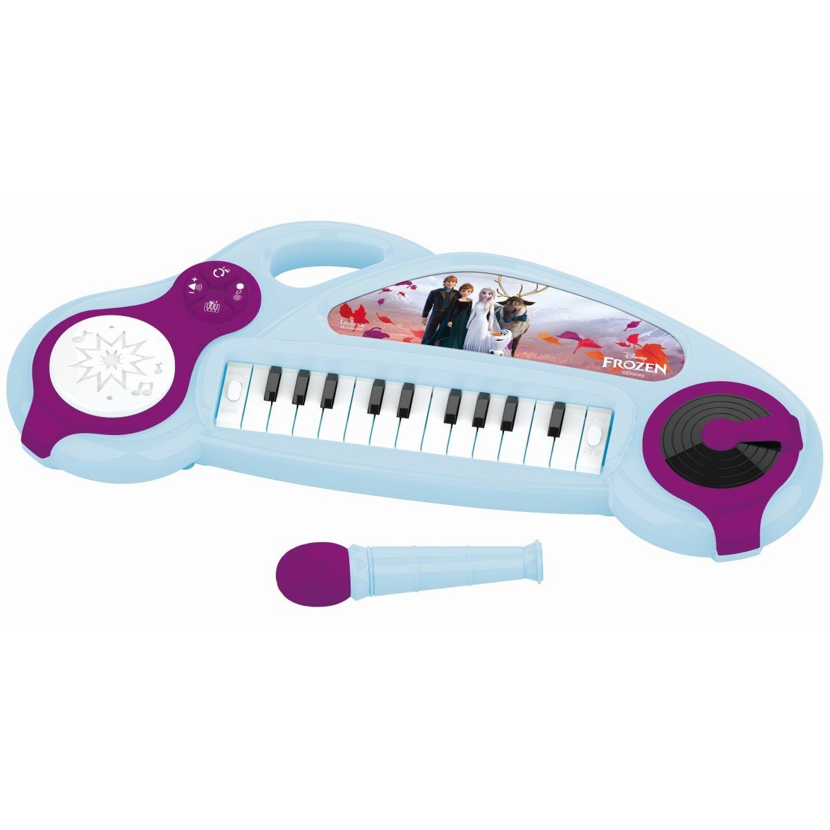 Lexibook® Spielzeug-Musikinstrument Elektronisches Anna Drumpad Keyboard Elsa Frozen Disney