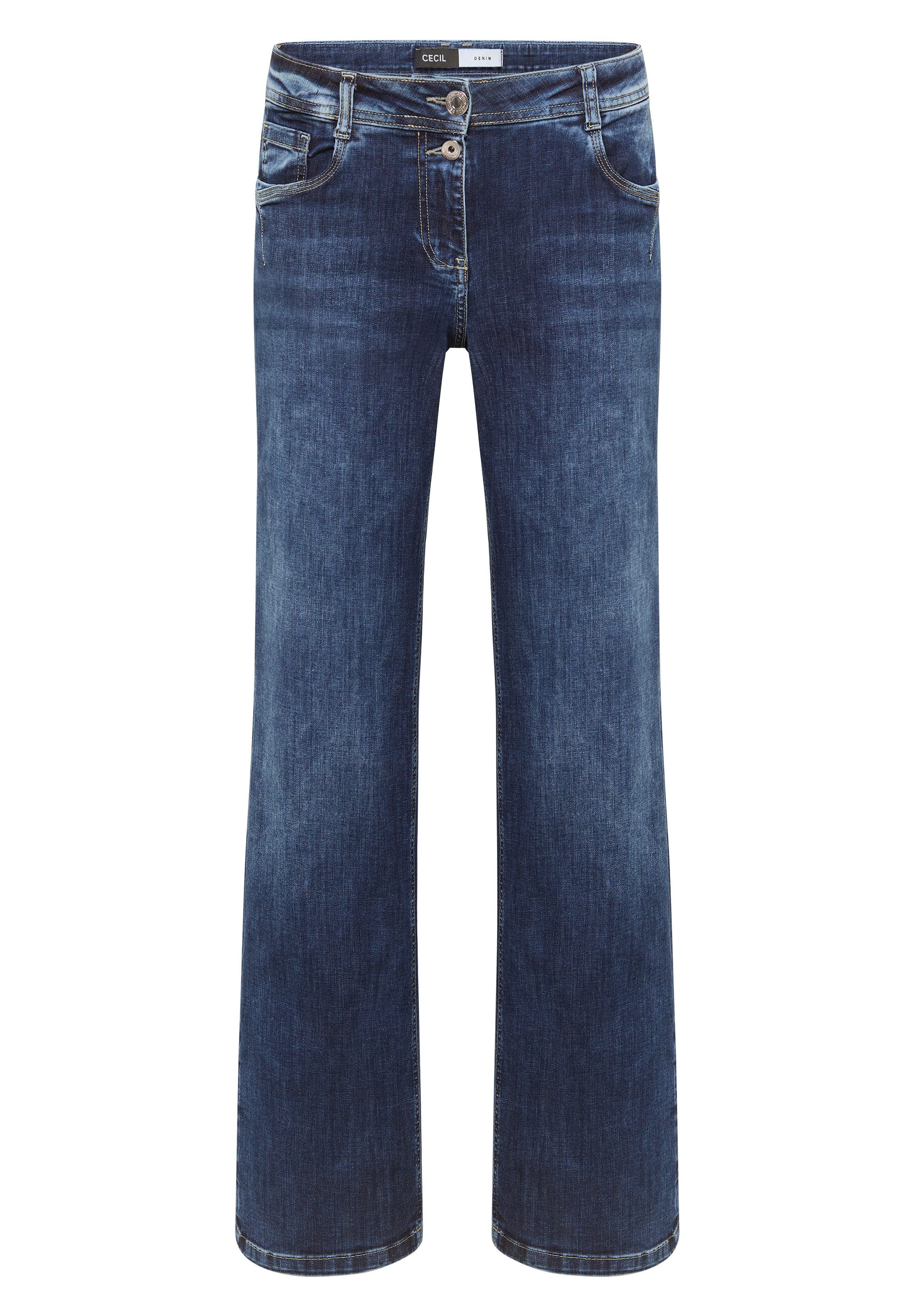 CECIL Weite Jeans Style NEELE mit Stretch