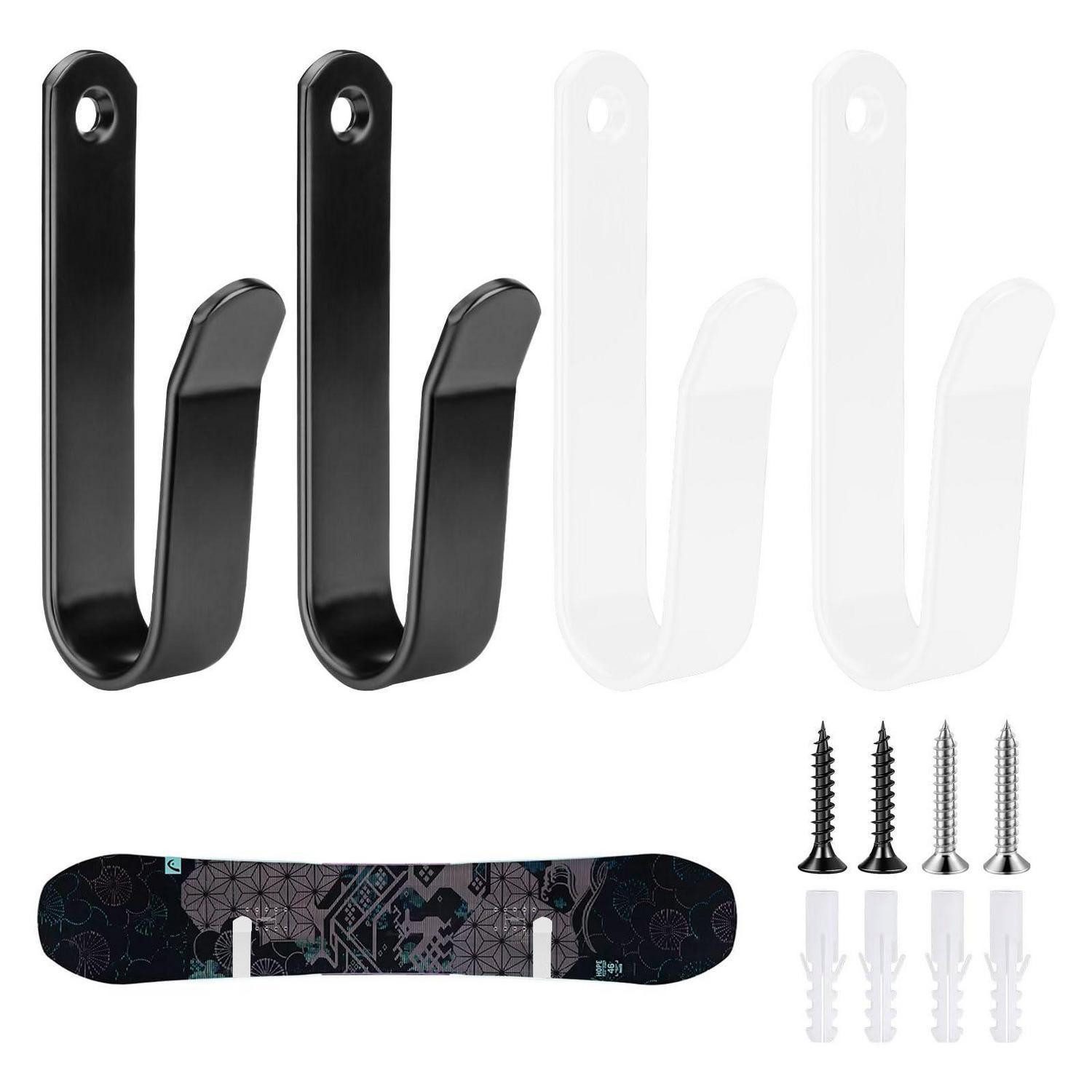 LuxusKollektion Longboard Snowboard Wandhalterung 4er Set horizontal