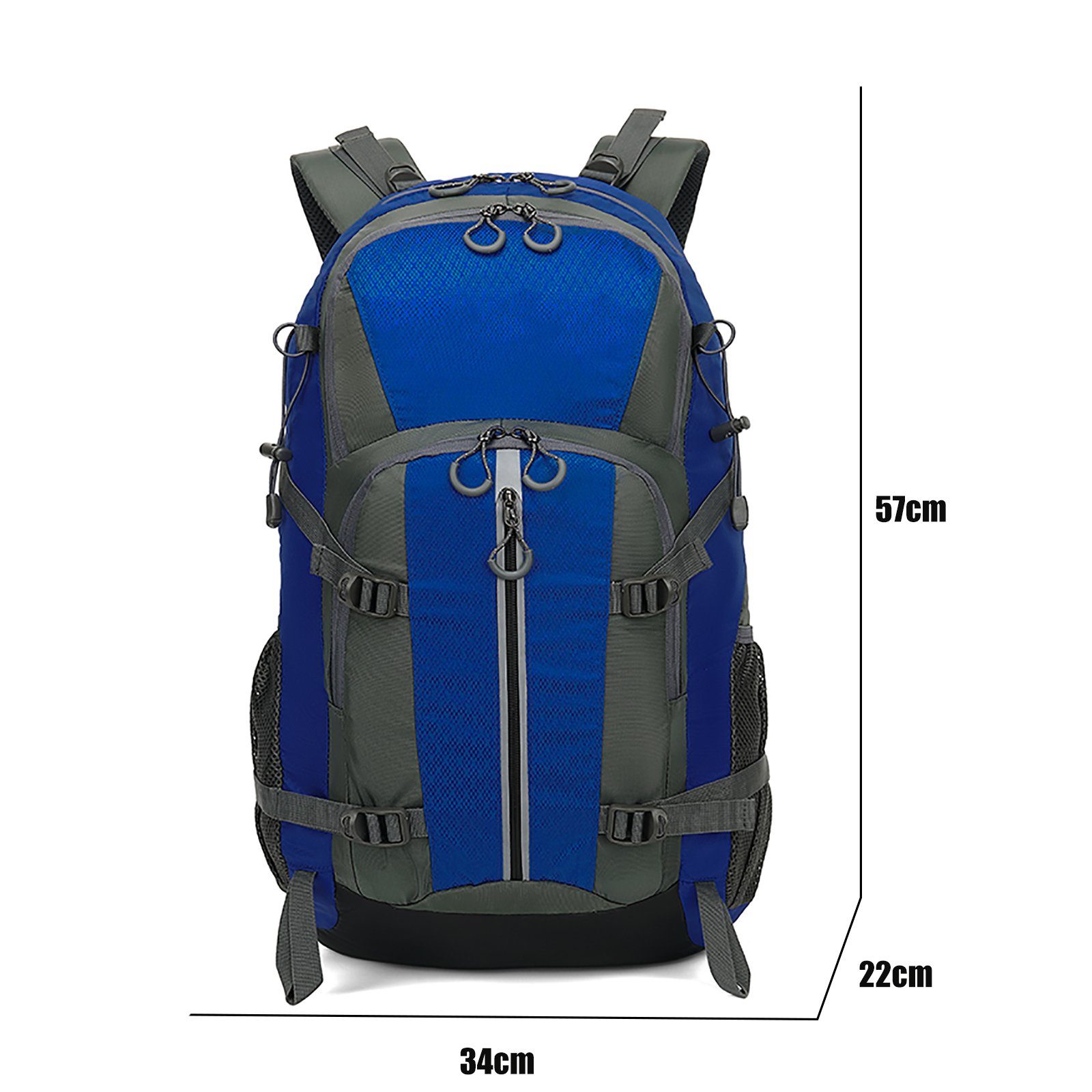 Trekkingrucksack Damen Sports/Outdoor/Klettern/Camping/Fahrrad 40L Herren Für Blau Rucksack Wanderrucksack Wanderrucksack TAN.TOMI Wasserdicht,