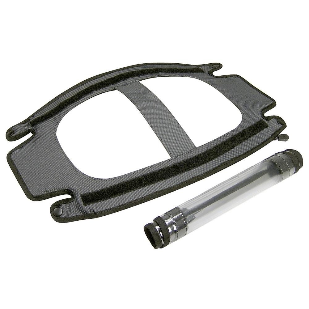 Rixen & Kaul Fahrradkorb Rixen & Kaul KLICKfix Hundetasche DOGGY, 24 Liter, grau/schwarz, für H
