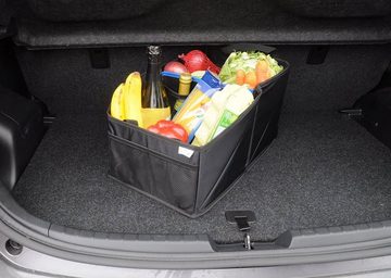 Wumbi Aufbewahrungsbox KfZ Kofferraum Kofferraumtasche Organizer Auto Tasche, Unterteilung in zwei Fächer