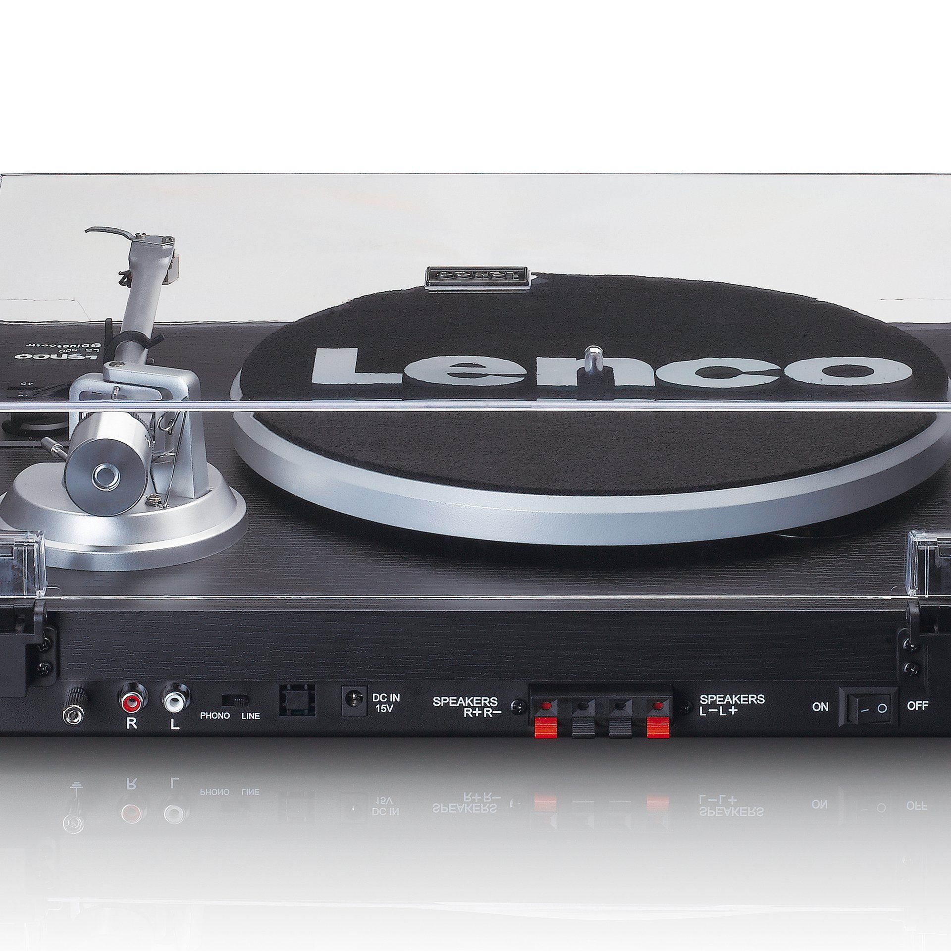 Plattenspieler (Riemenantrieb) Plattenspieler Lenco Bluetooth - LS-500BK Schwarz