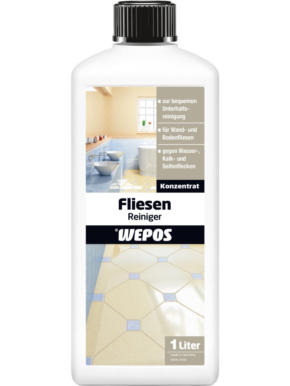 WEPOS CHEMIE GMBH Wepos Fliesenreiniger 1 L Vinyl- und Designbodenreiniger