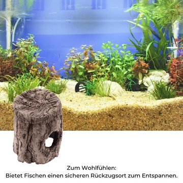 GarPet Aquariendeko Aquarium Terrarium Deko Baumstumpf Laich Höhle Reptilien Wurzel Fisch