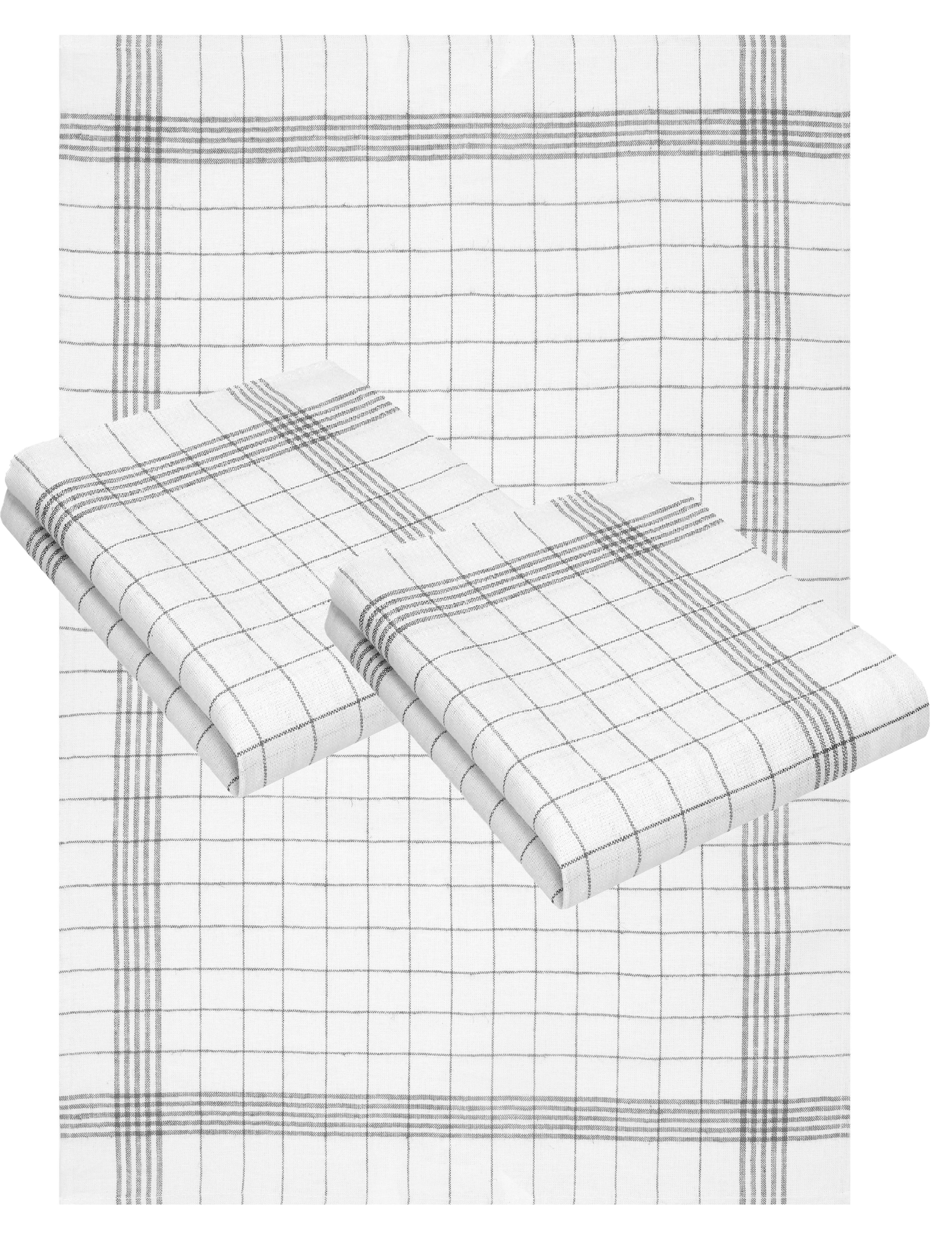 Geschirrtuch 3er Set 50 x 68 cm Halbleinen Geschirrtücher MCT-12 HL