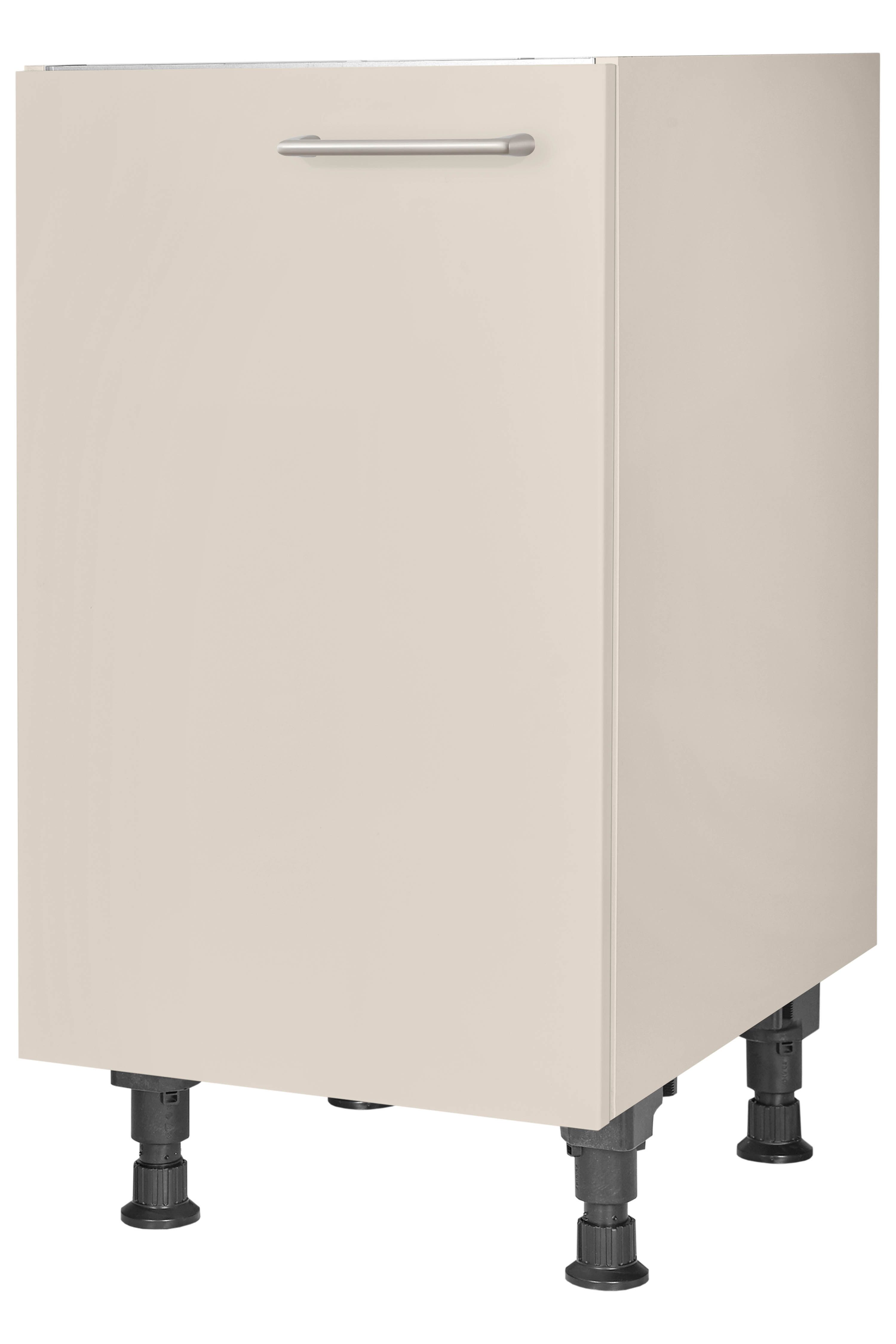 nobilia® Spülenschrank "Laser", Ausrichtung wählbar, vormontiert, in den Breiten 45 und 60 cm, mit höhenverstellbaren Sockelfüßen