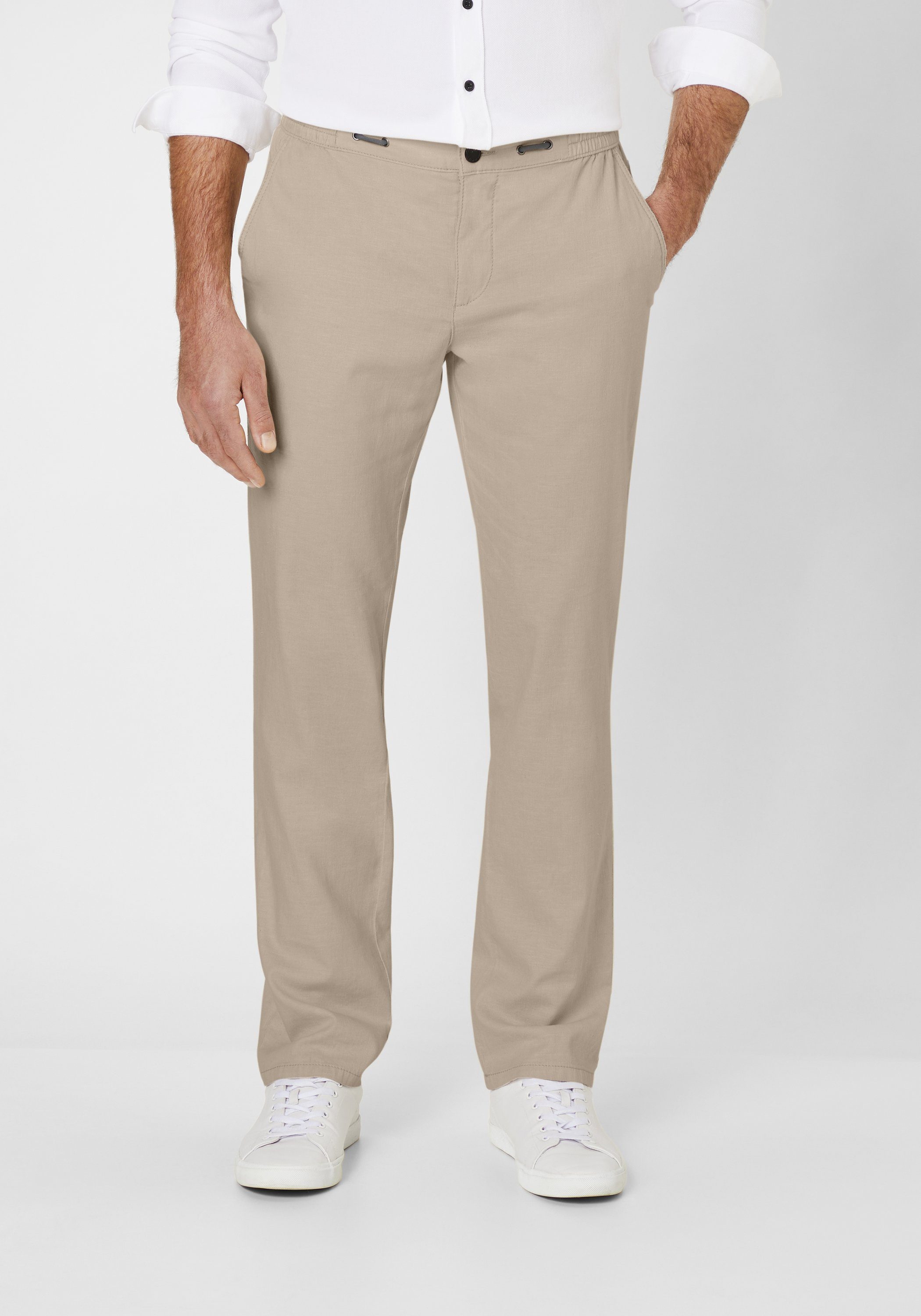 Redpoint Chinohose Carden Sehr leichte Stretch-Chinohose beige