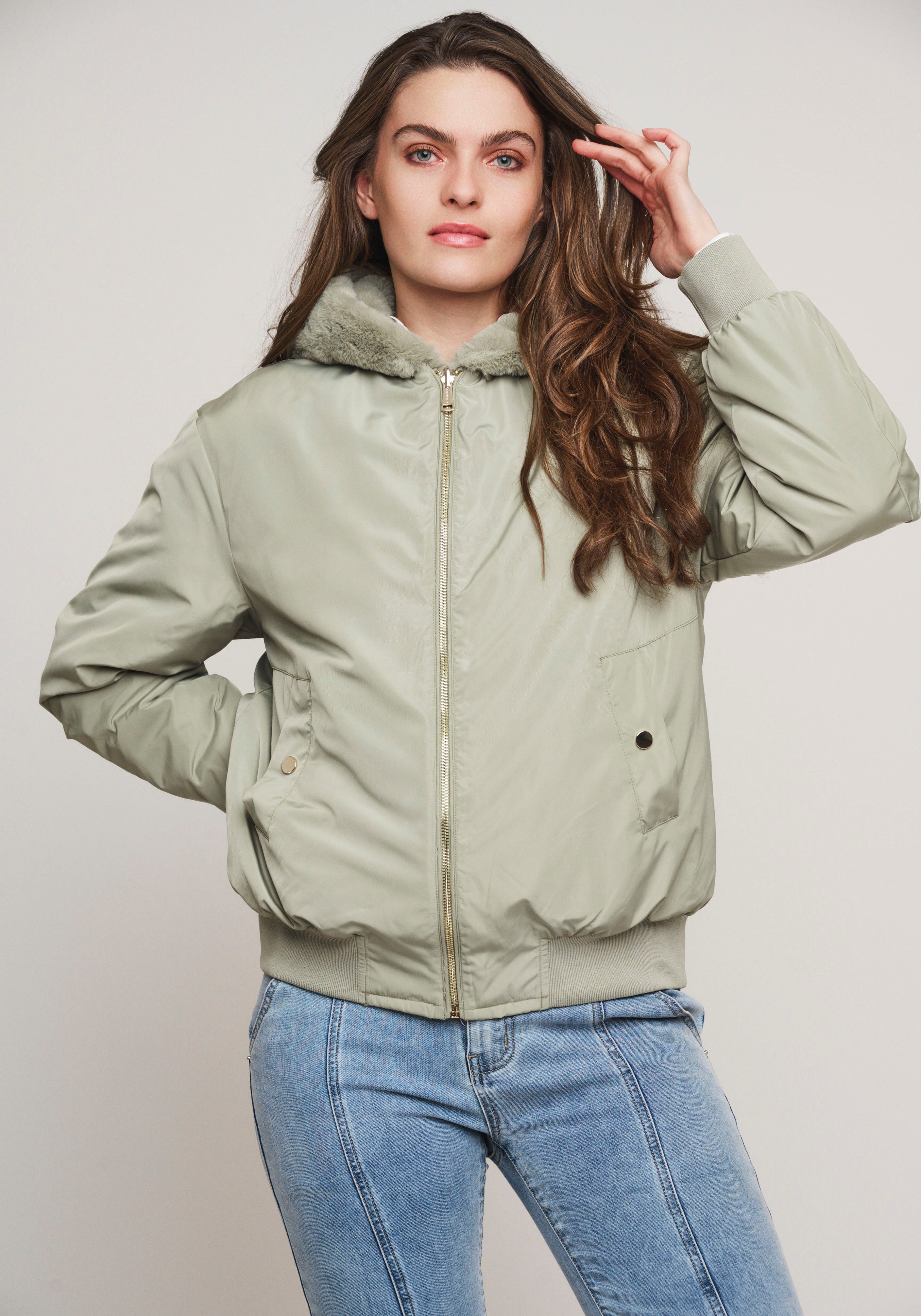 Rino & Pelle Bomberjacke mit flauschiger günstig online kaufen