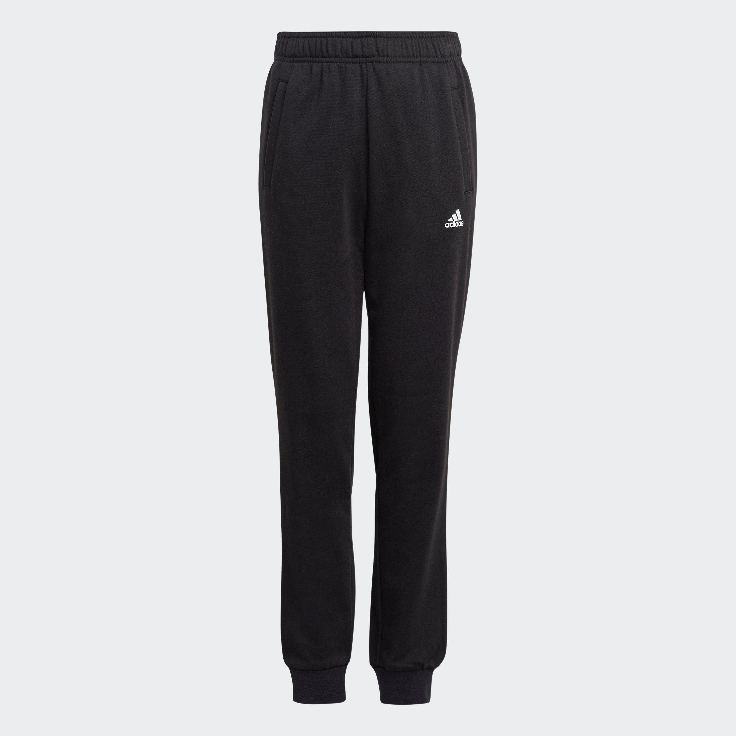 adidas Sportswear Trainingsanzug White Better ESSENTIALS LOGO BIG JOGGINGANZUG Scarlet (2-tlg) / Black KIDS 