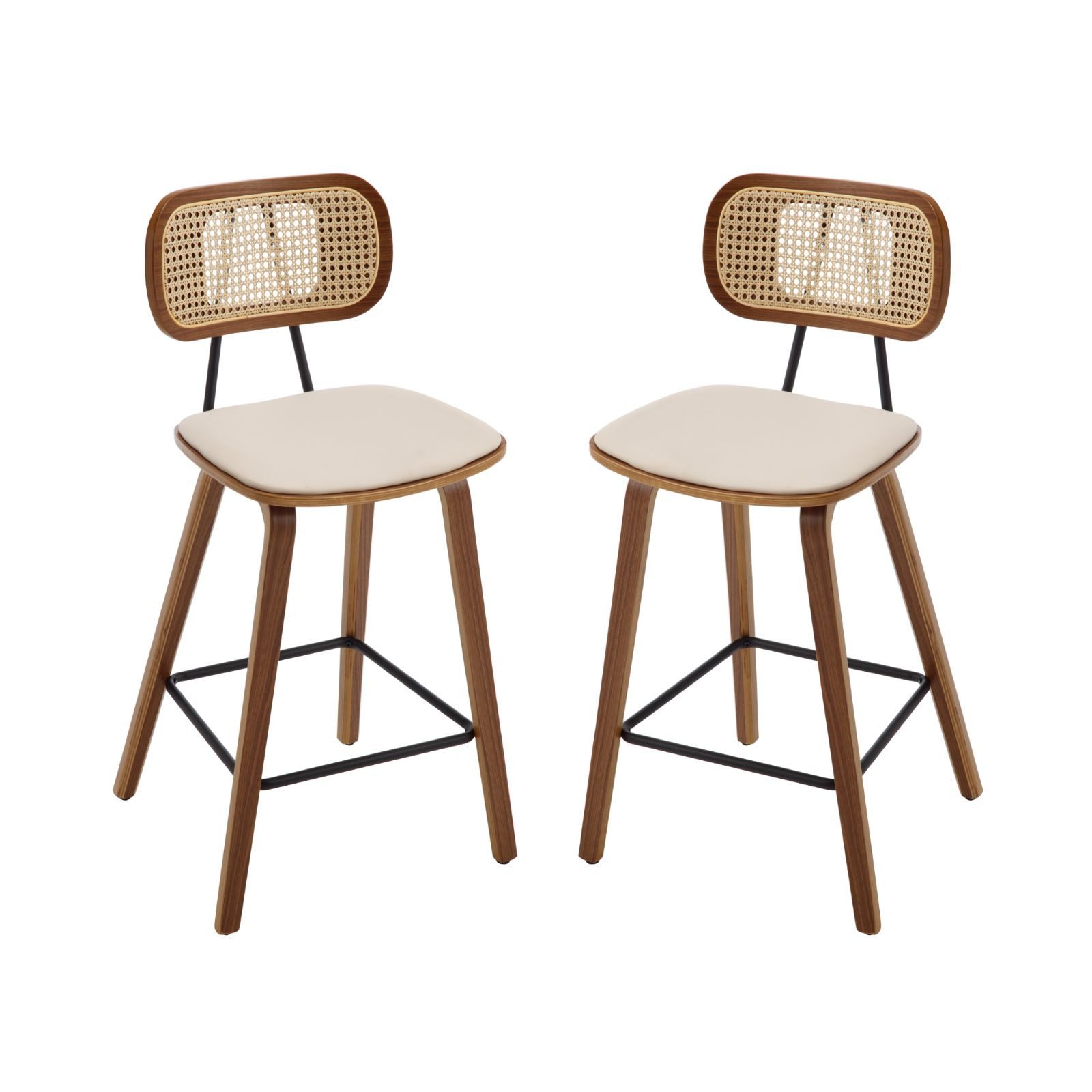 CHAIRUS Barhocker 2er Rattan Barhocker mit günstig online kaufen