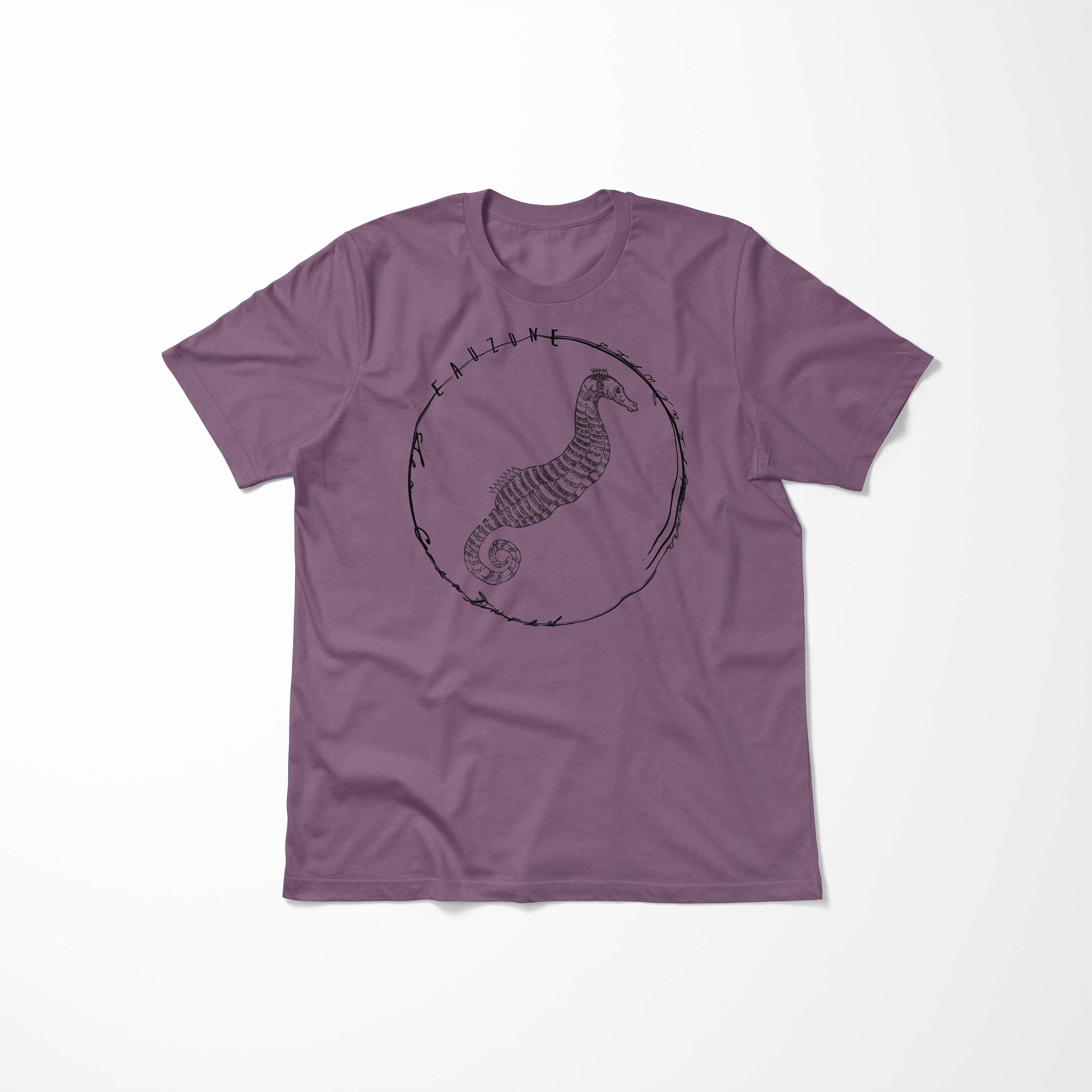 Art feine Sea Tiefsee Sinus Creatures, Serie: - 045 Sea T-Shirt Fische Struktur Shiraz Schnitt / sportlicher T-Shirt und