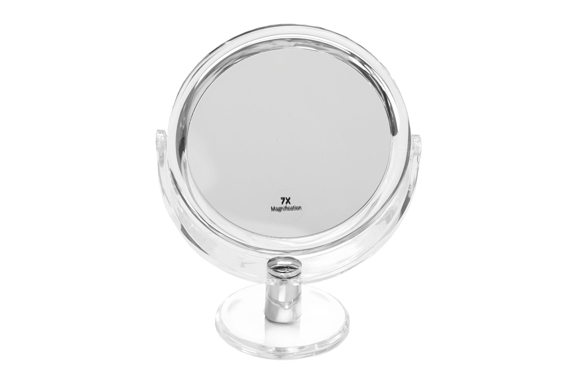 Fantasia Beauty Badspiegel Stellspiegel Kunststoff, 7-fach Vergrösserung, Ø 16 cm, Höhe: 22 cm (1-St), 7-fach Vergrösserung, 1-fach Vergrösserung, Rund