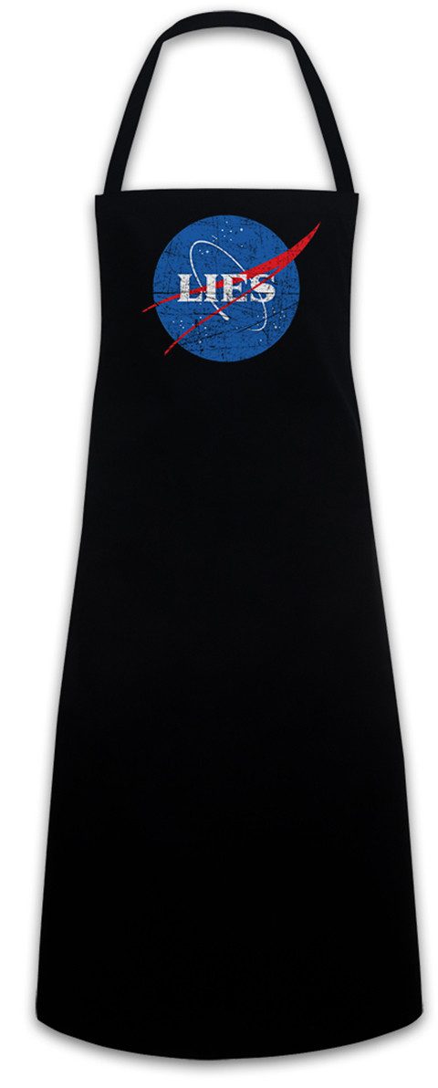 Urban Backwoods Kochschürze Flat Earth III Grillschürze Society Symbol Sign Logo Insigina Schild