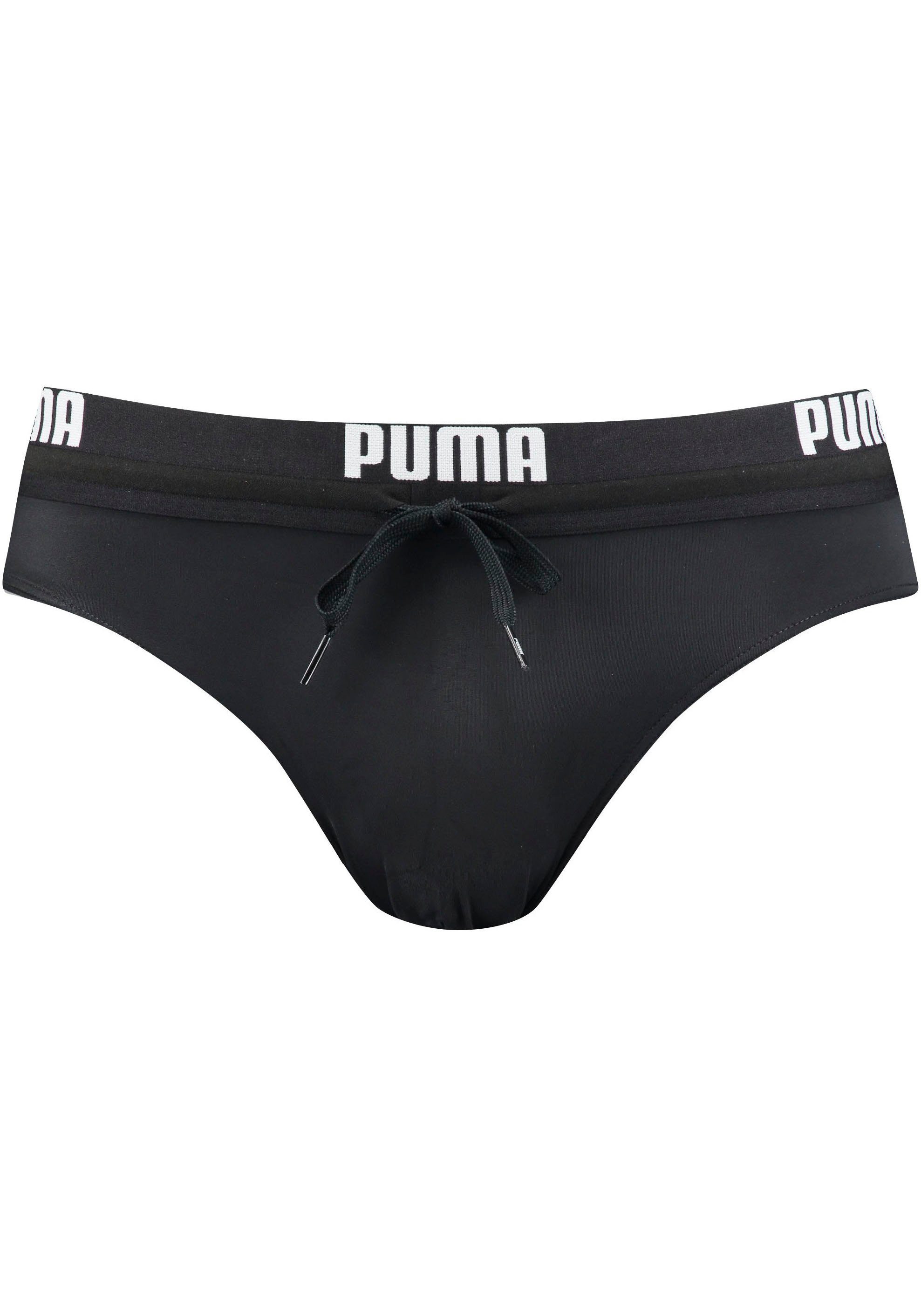PUMA Badeslip "PUMA SWIM MEN LOGO SWIM BRIEF", mit elastischem Logobund günstig online kaufen