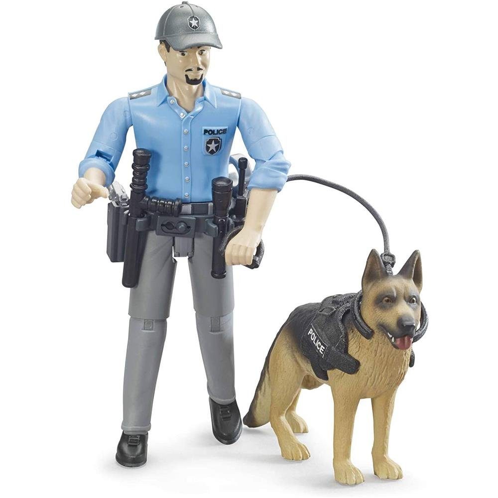 Bruder® Spielfigur 62150 - bworld Polizist mit Hund, für Kinder ab 4 Jahren günstig online kaufen