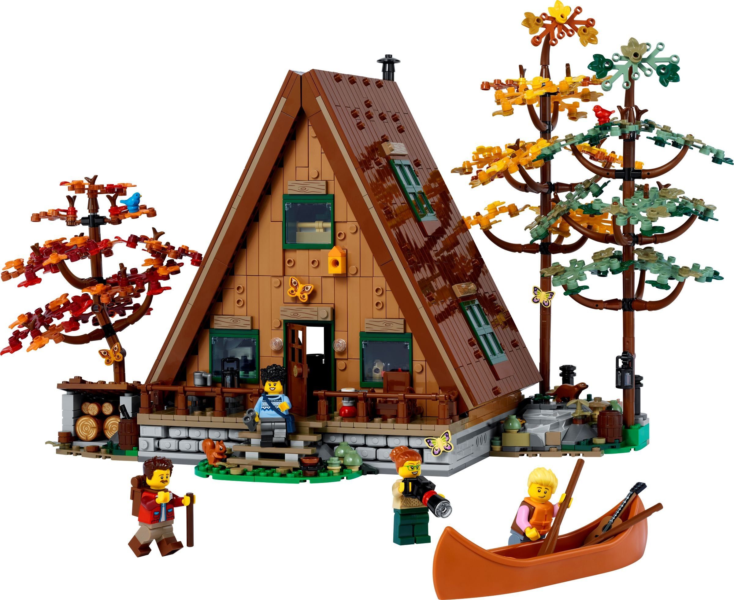 LEGO® LEGO® Ideas Finnhütte - 21338 NEU! Teile 2082x Spielbausteine, (Bausteine, 2082 St., Kreativ-Set), Made in Europe