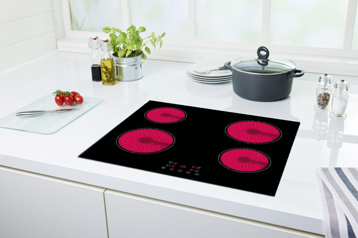PKM Elektro-Kochfeld Glaskeramik-Kochfeld BKF4 G, Touch Control, Timer, rahmenlos, Abschaltautomatik