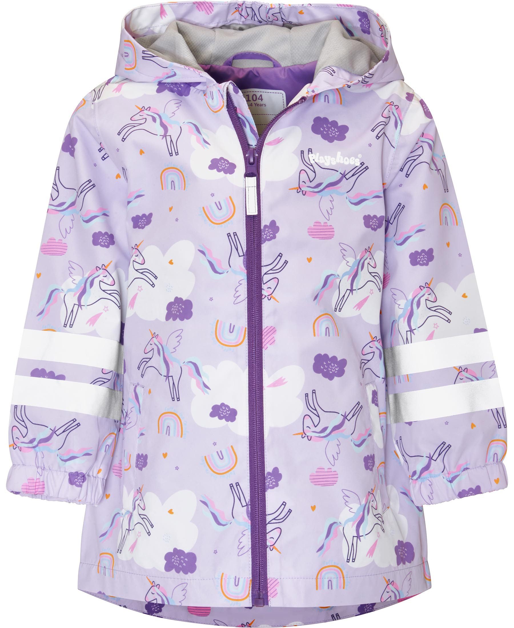 Playshoes Regenjacke Outdoor-Jacke Einhorn