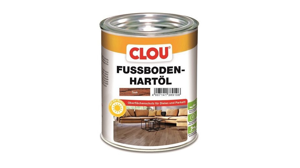 CLOU Hartholzöl Clou Fußboden Hartöl 750 ml teak