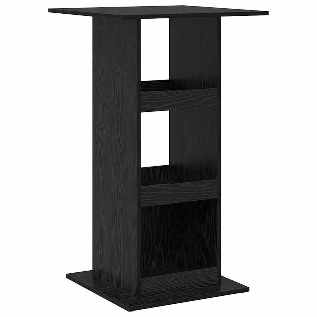 vidaXL Esstisch Bartisch 60 x 60 x 100 cm Holzwerkstoff Schwarz Eichen-Optik (1-St)