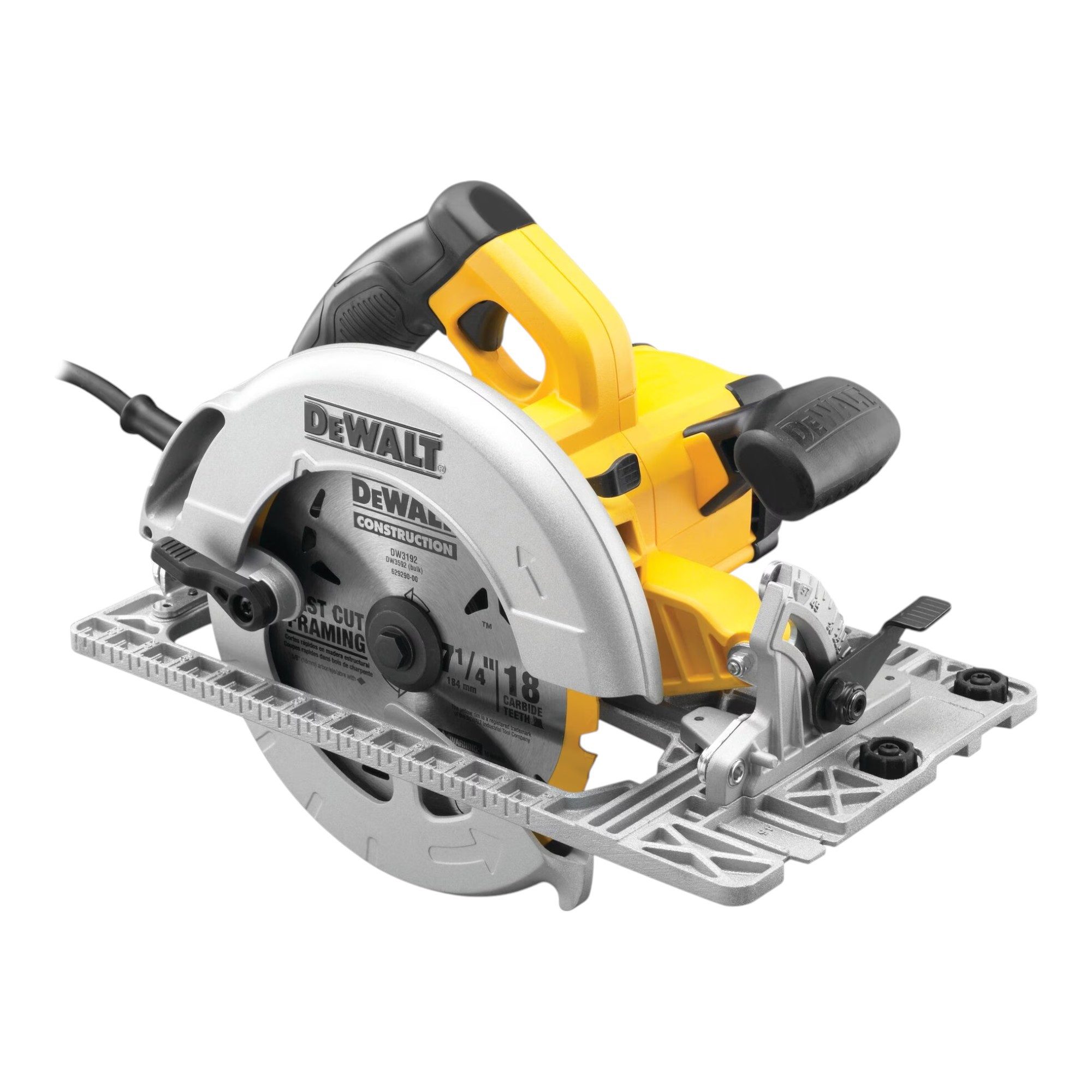 DeWalt Kompakt-Handkreissäge DWE 576 K Handkreissäge 1600 Watt 190 mm + Koffer