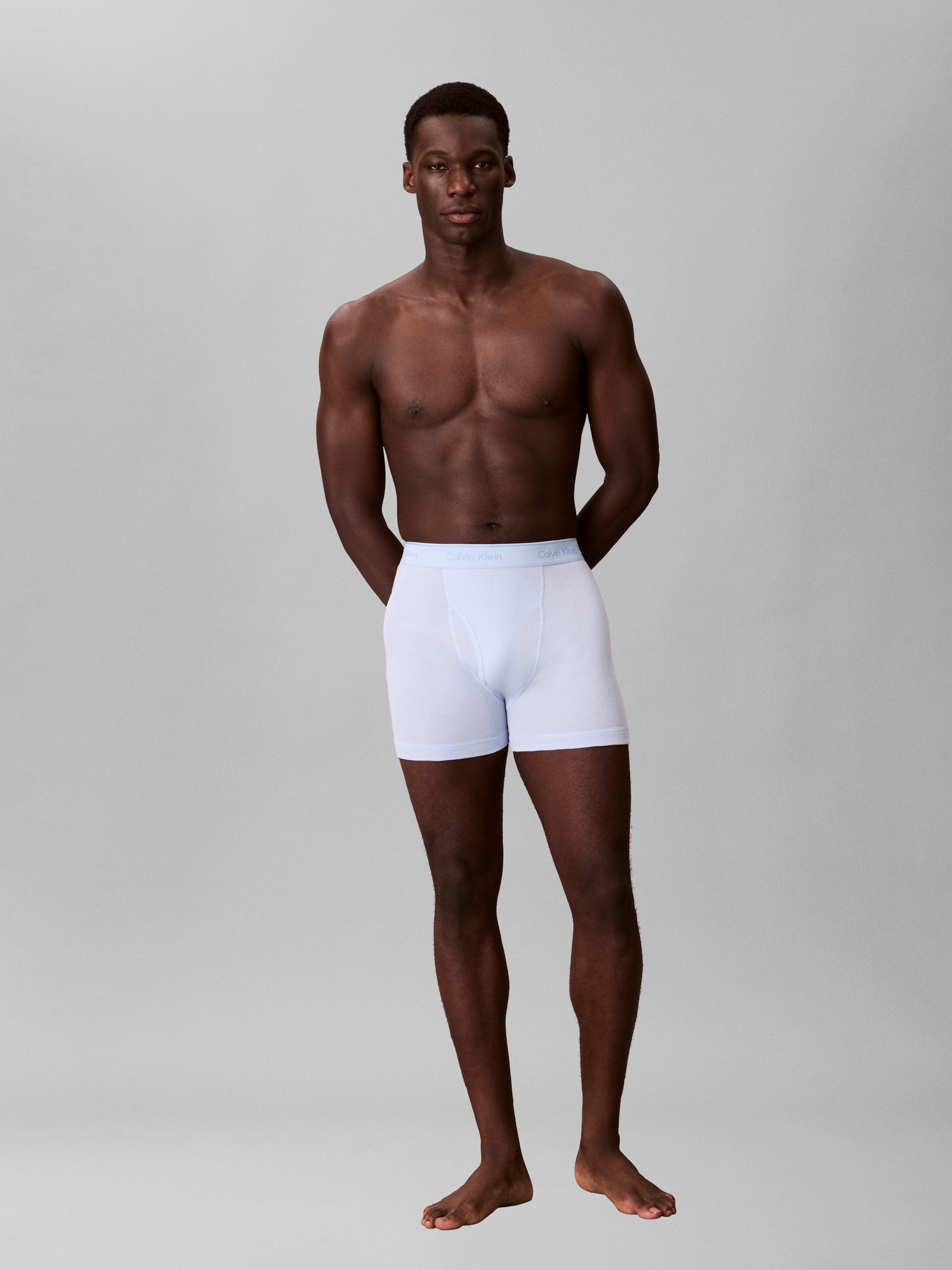 Calvin Klein Underwear Boxer BOXER BRIEF 3PK (Packung, 3er-Pack) mit Logo-Elastikbund (3 Stück)