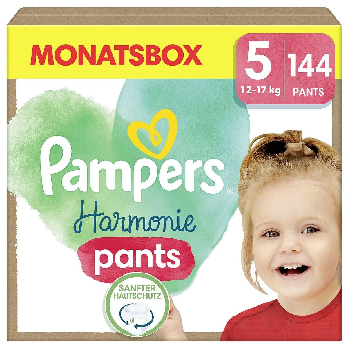 Pampers Windeln Harmonie, Gr.5 (12-17 kg) 144 Stück