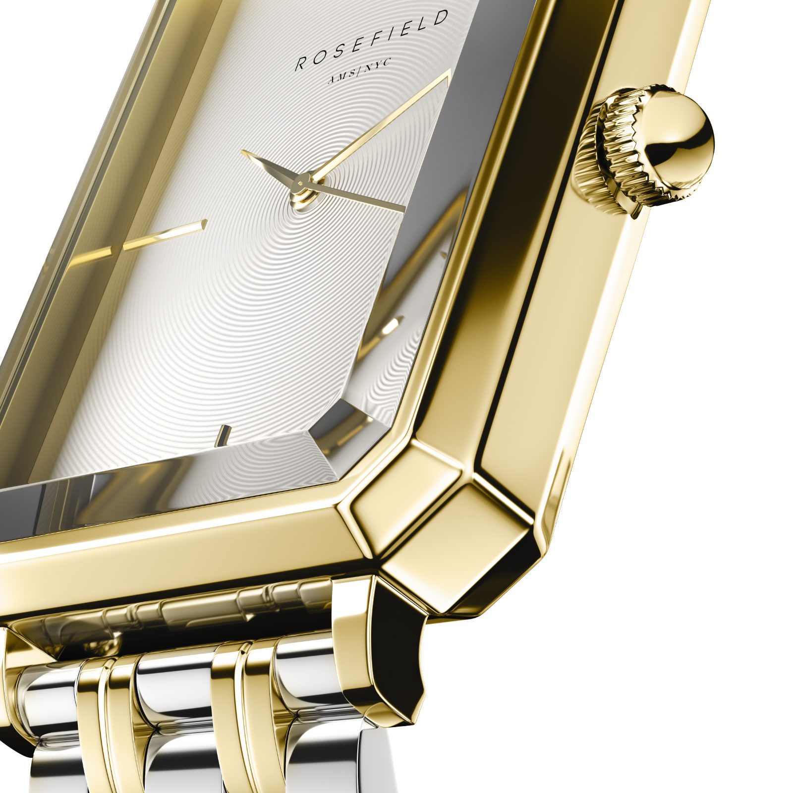 ROSEFIELD Quarzuhr ROSEFIELD Damenuhr Octagon 29mm Mehrfarbig