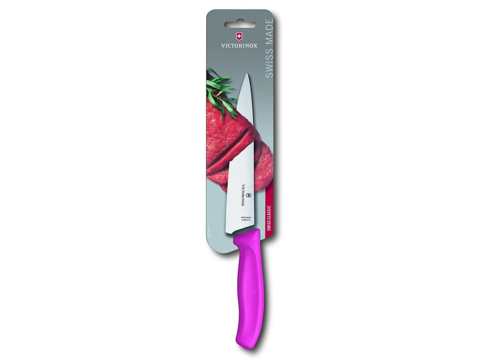 19 SwissClassic, Tranchiermesser, Blister Victorinox cm, normal, pink, Taschenmesser