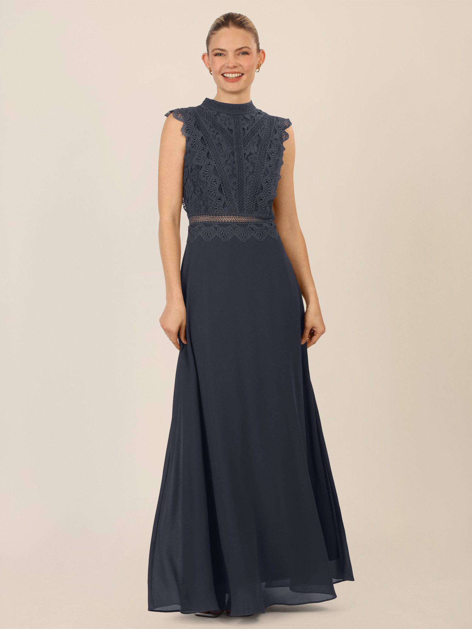Apart Abendkleid mit Spitze und transparentem günstig online kaufen