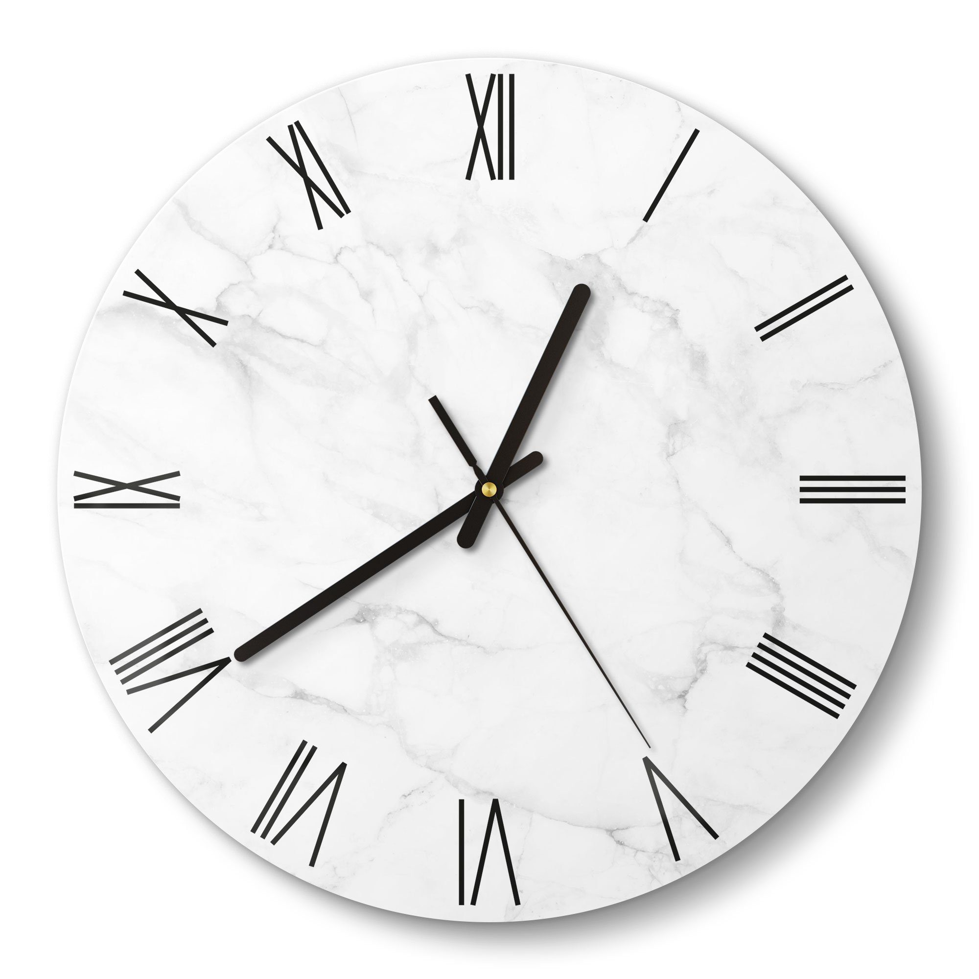 DEQORI Wanduhr 'Marmorplatte im Detail' (Glas günstig online kaufen