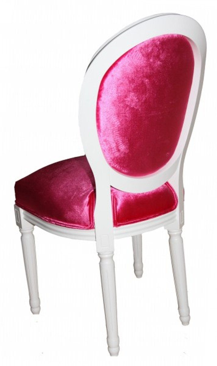 Padrino Designer Stuhl Stuhl ohne Barock Qualität Esszimmer Esszimmerstuhl Pink Casa - Armlehne Luxus -