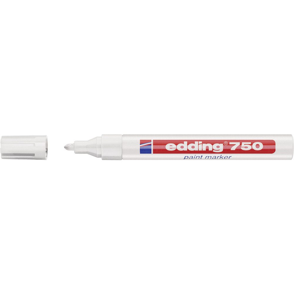 edding Lackmarker Edding 750 paint marker 4-750049 Lackmarker Weiß 2 mm, 4 mm