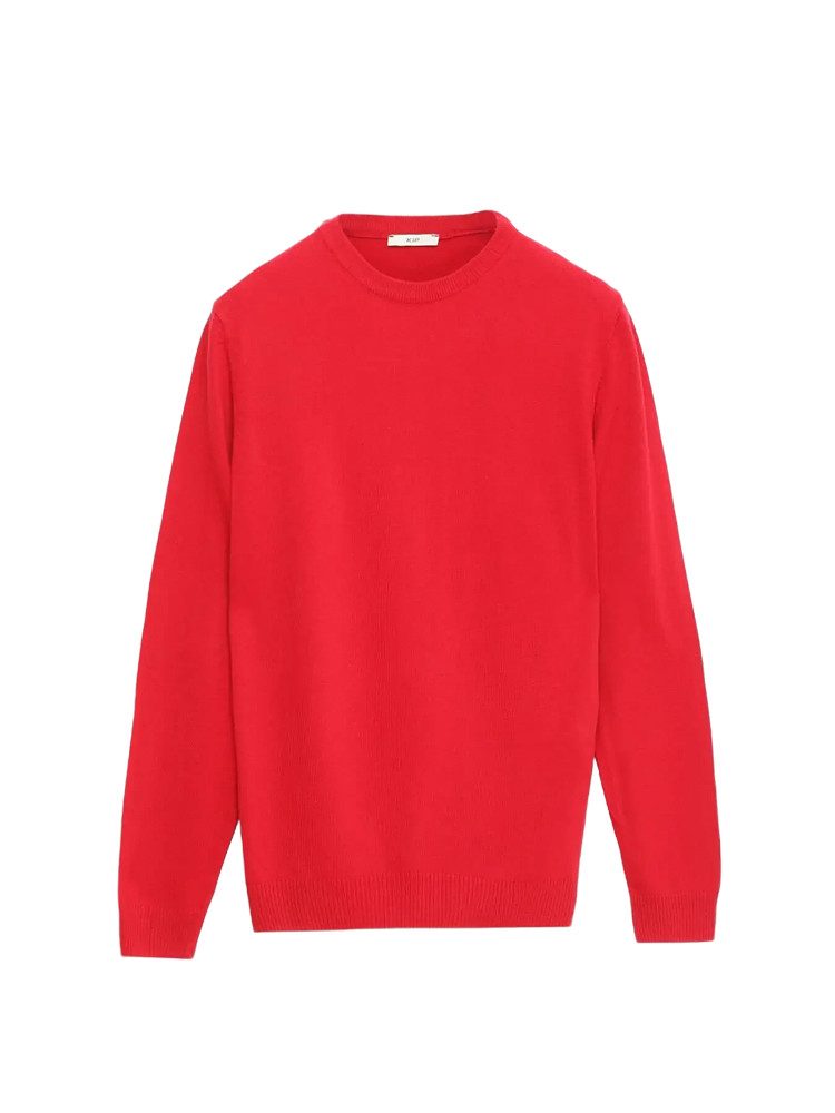 KİP Longpullover Rotes Strick-Sweatshirt