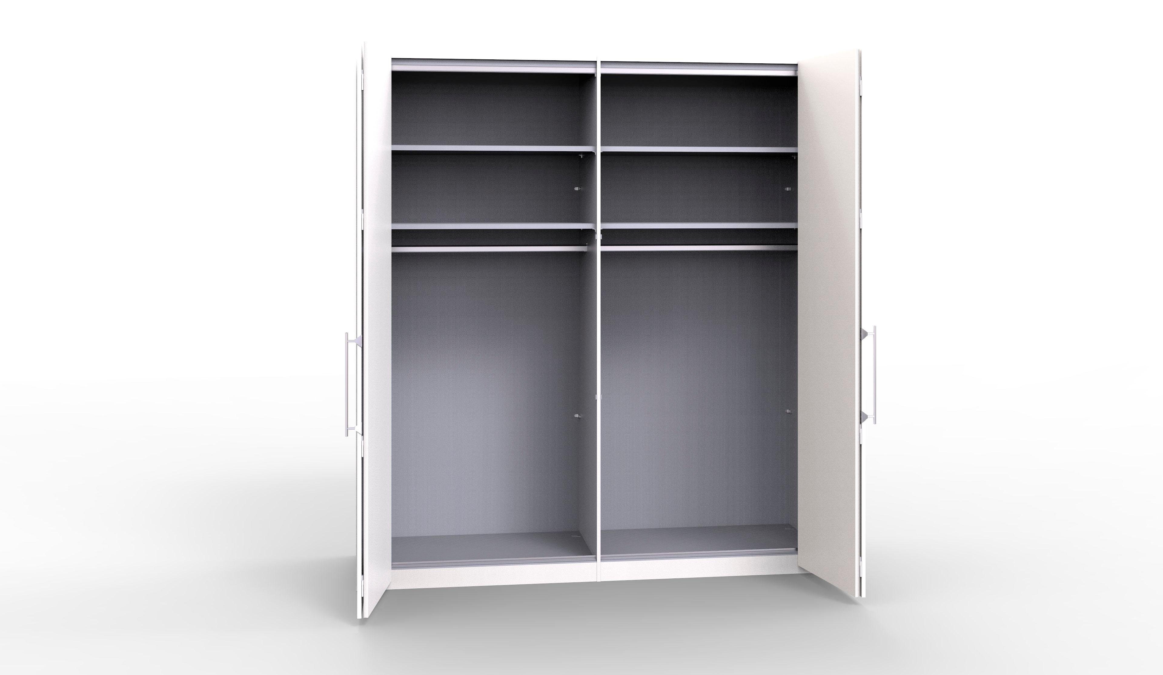 WIEMANN Falttürenschrank Loft Glasfront