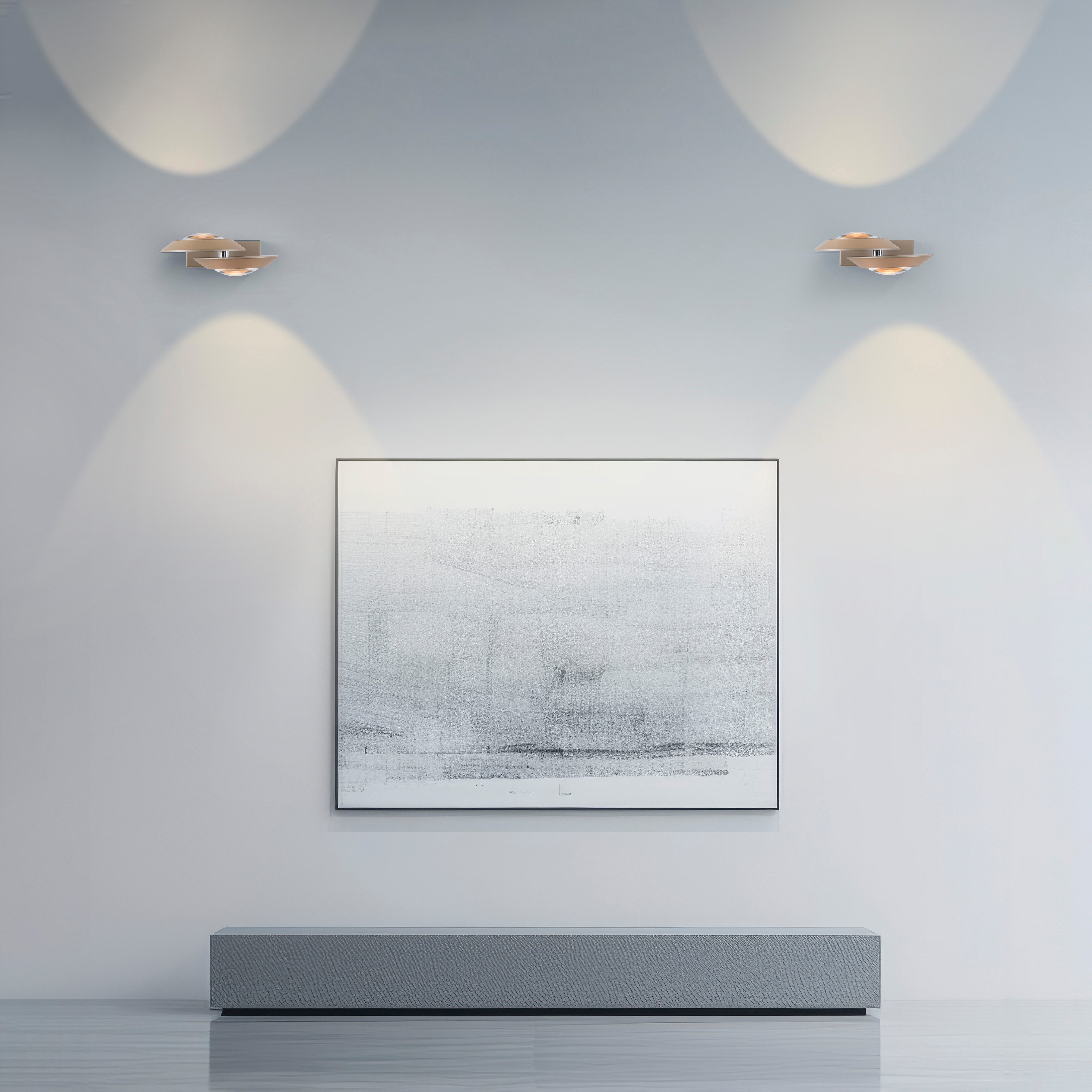 Neuhaus PURE LED Wandleuchte PURE Oculis, LED fest integriert, Warmweiß, Dimmfähig über separaten Tronicdimmer, dreh- & schwenkbar