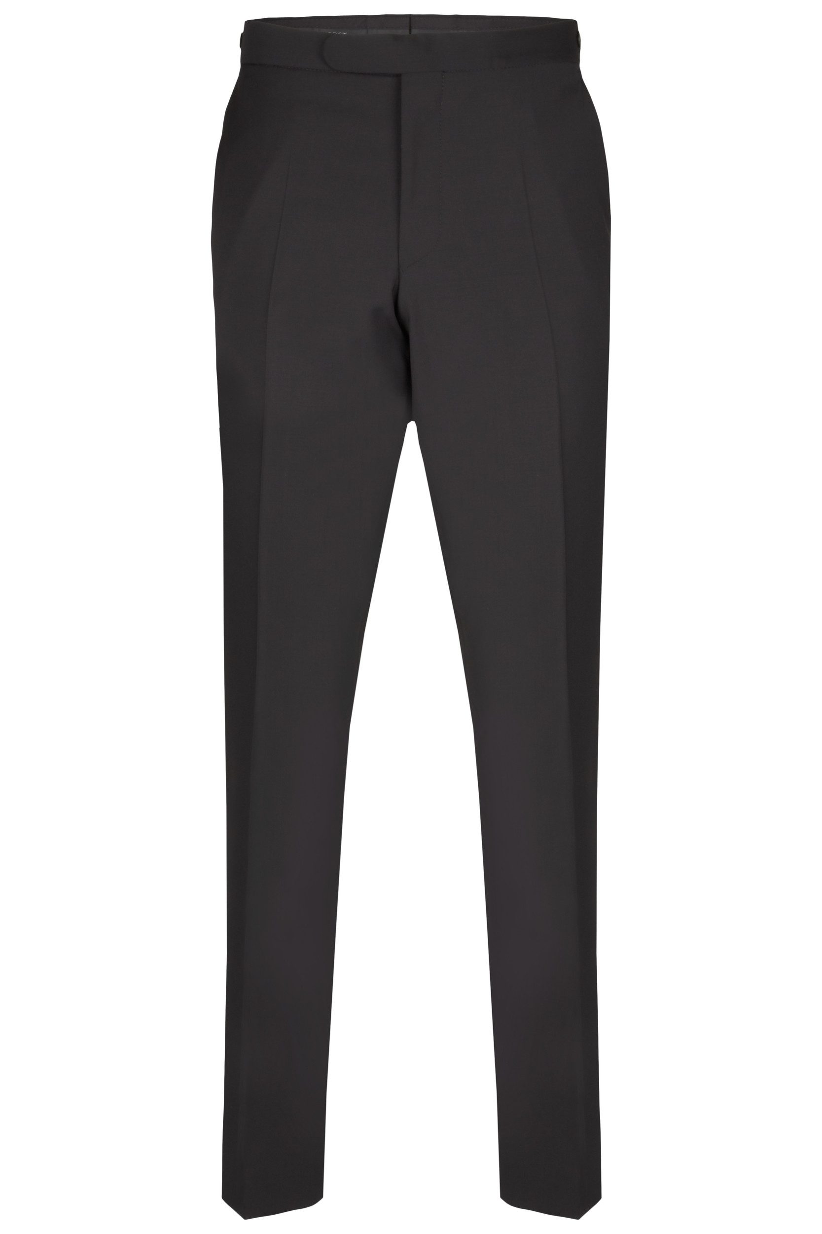 Wilvorst Anzughose Wilvorst CLASSICs Herren Smokinghose Drop8 Schwarz